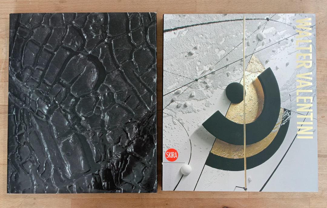 ALBERTO BURRI E WALTER VALENTINI - Lotto unico di 2 cataloghi