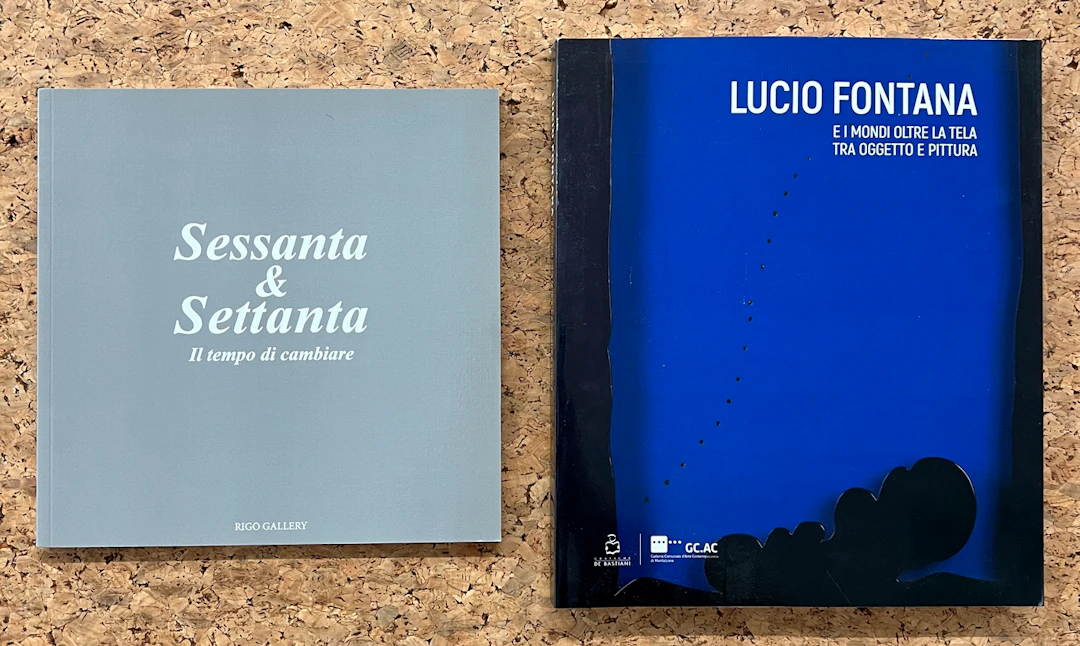 LUCIO FONTANA E ARTE DEL DOPOGUERRA - Lotto unico di 2 cataloghi