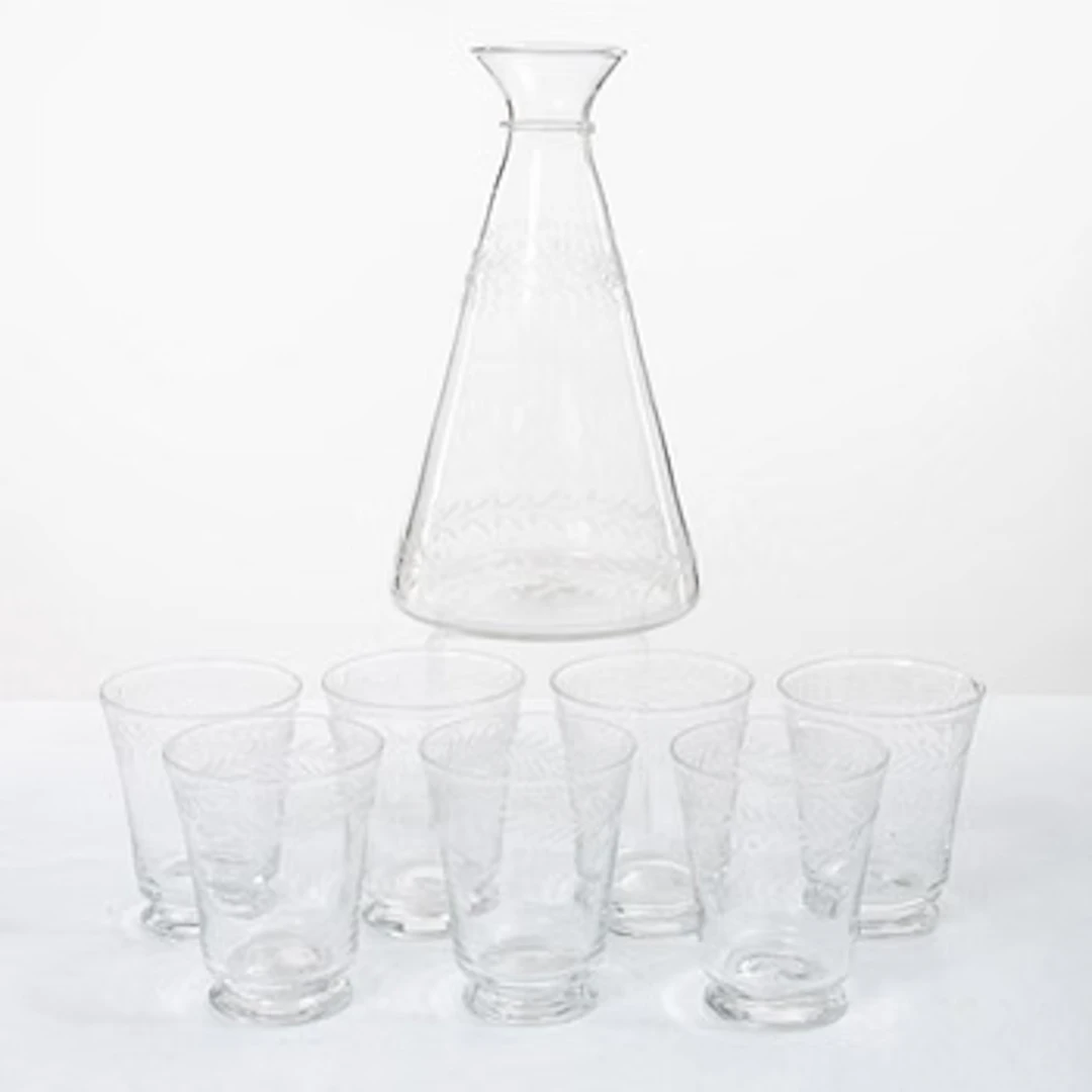 Glass service, 8 pieces, Reijmyre.