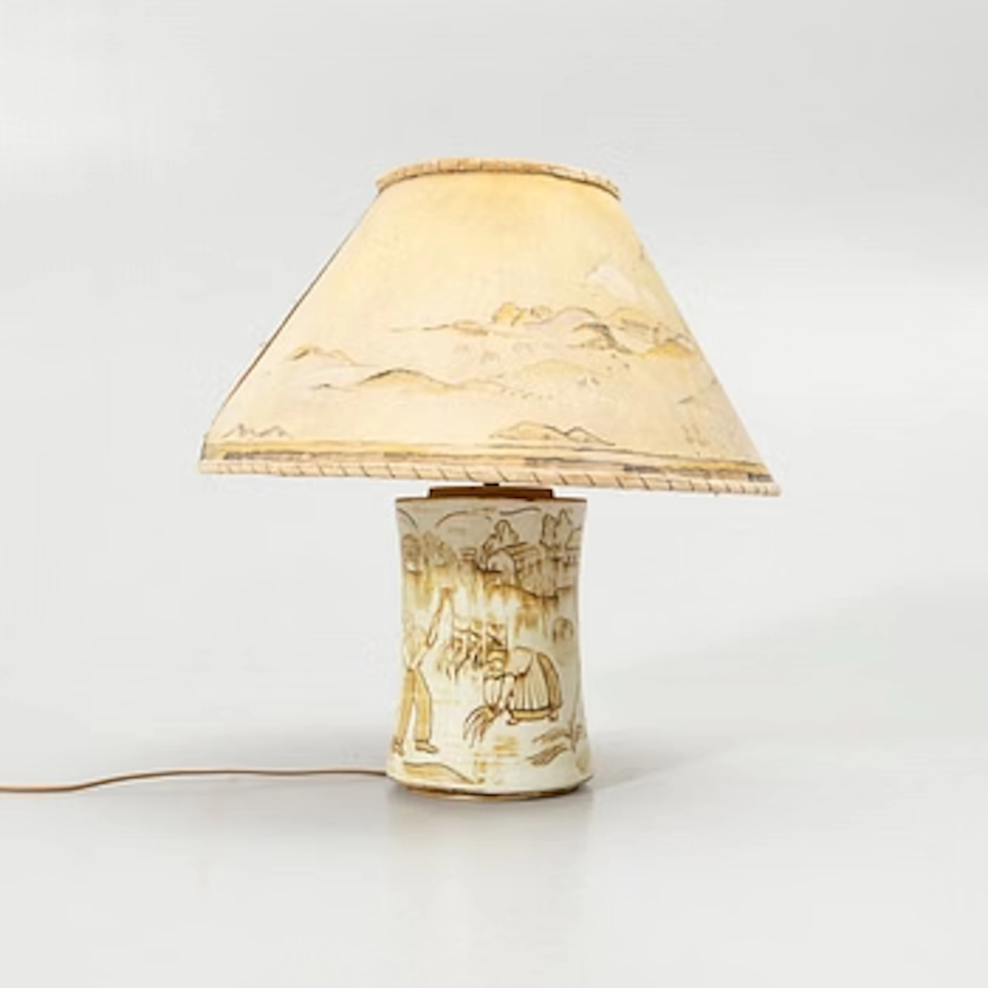Gertrud Lönegren, Table lamp, "L147", Rörstrand, 1930s/40s.