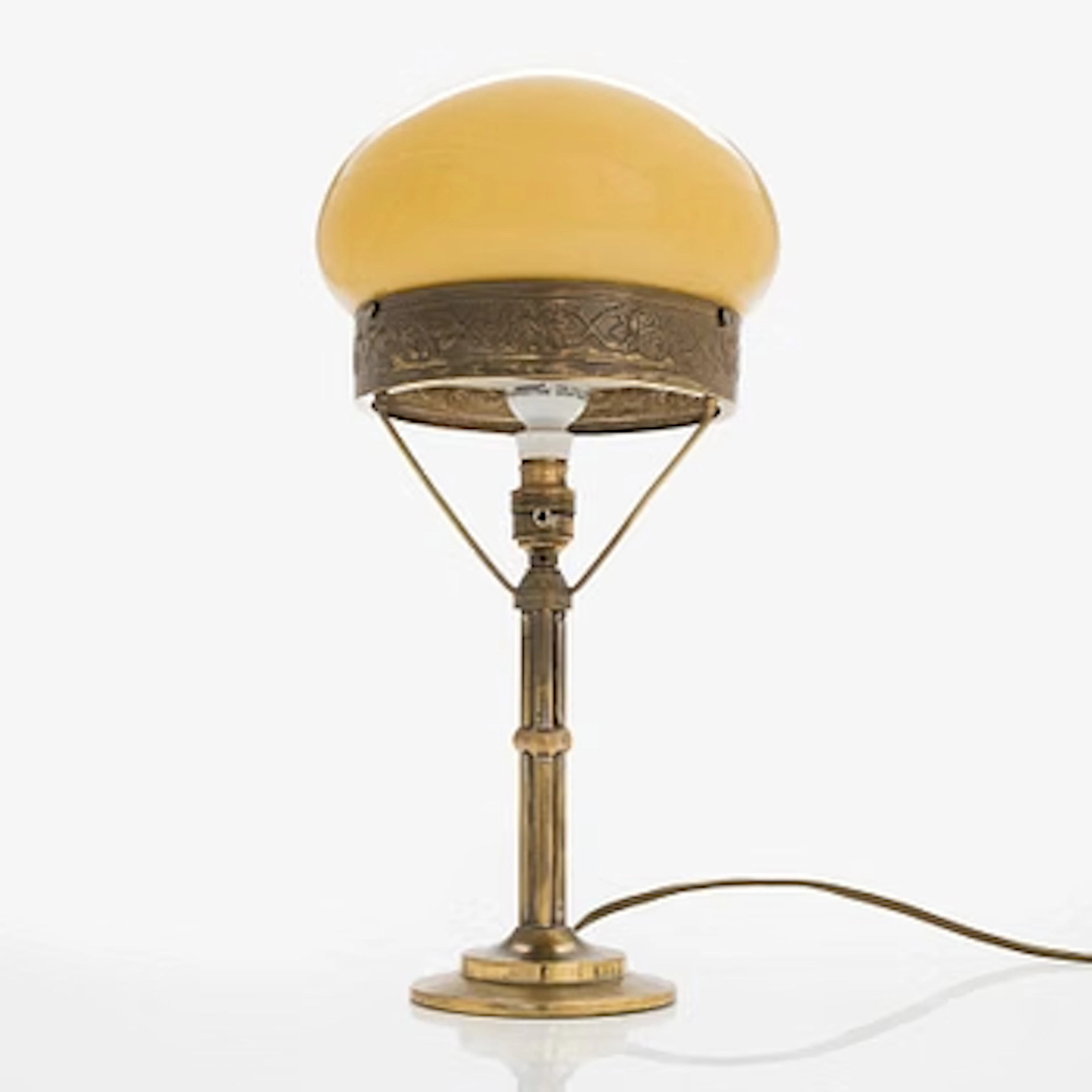 An early 20th century table lamp.