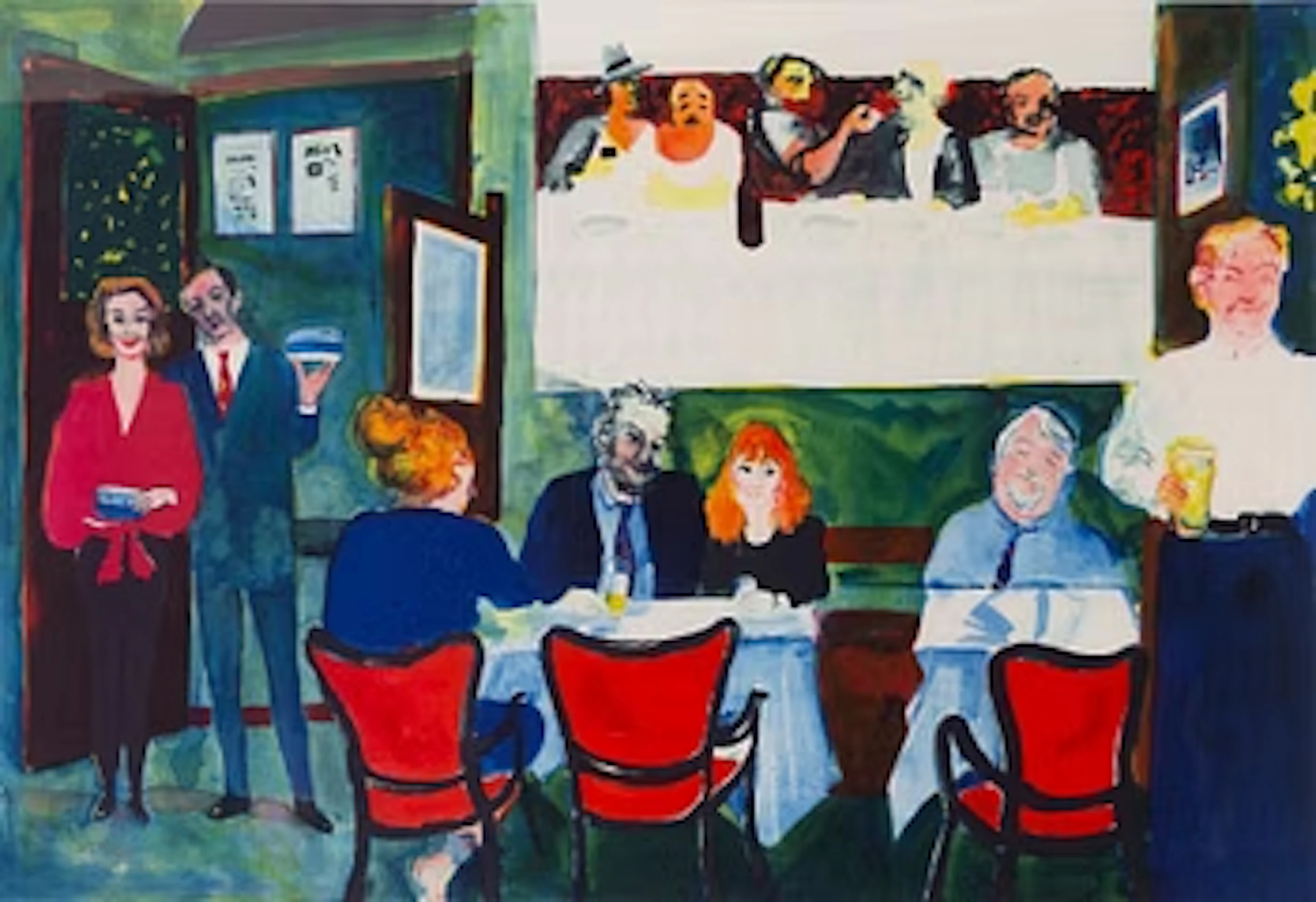 Peter Dahl, At the Restaurant.