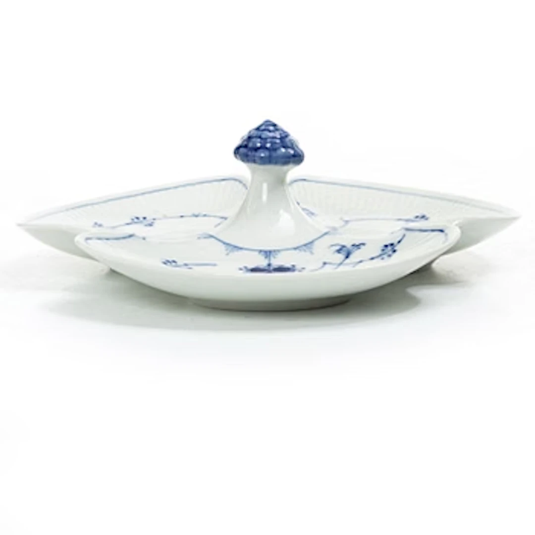 Royal Copenhagen, A 'Blue Fluted Plain' (Musselmalet riflet) porcelain