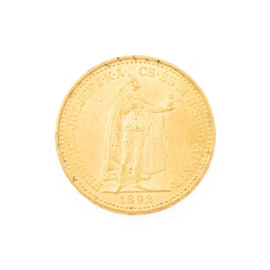 Gold coin, Hungary, 20 Korona, 1892.