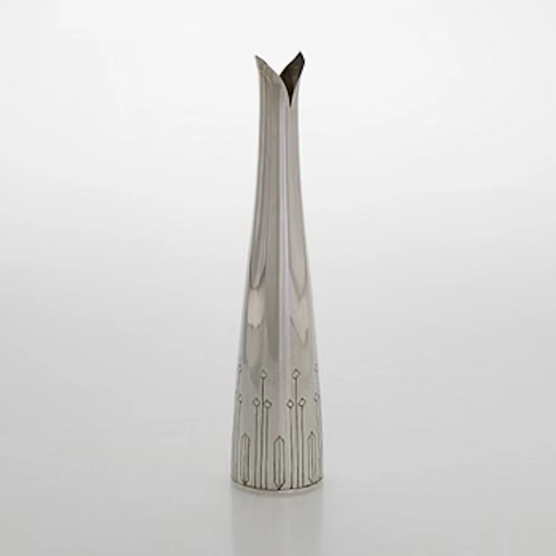 Anna-Greta Eker, Vase, silver, Auran Kultaseppä, Turku 1967.