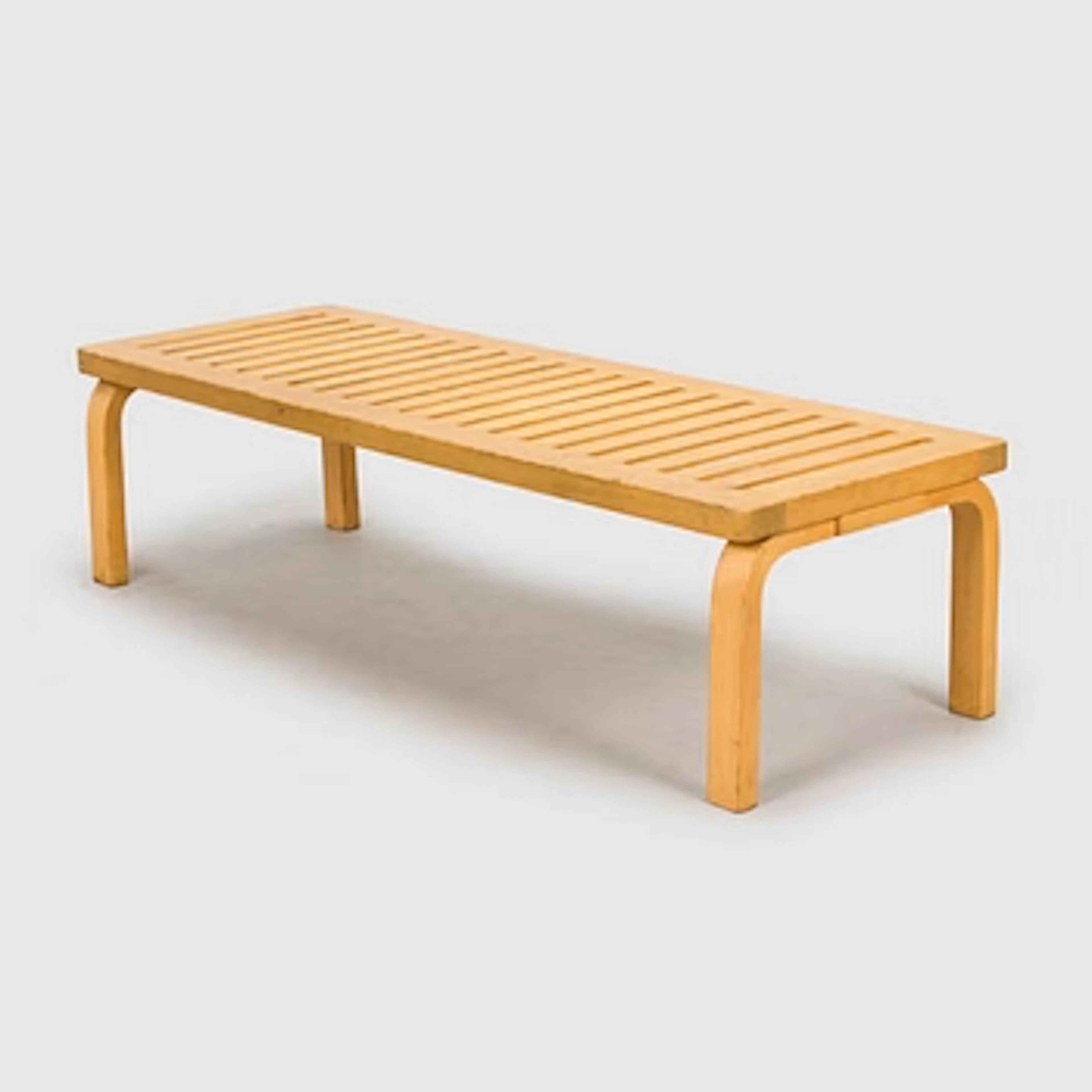 Alvar Aalto, Bench, model 153, Artek, 1960s/70s.