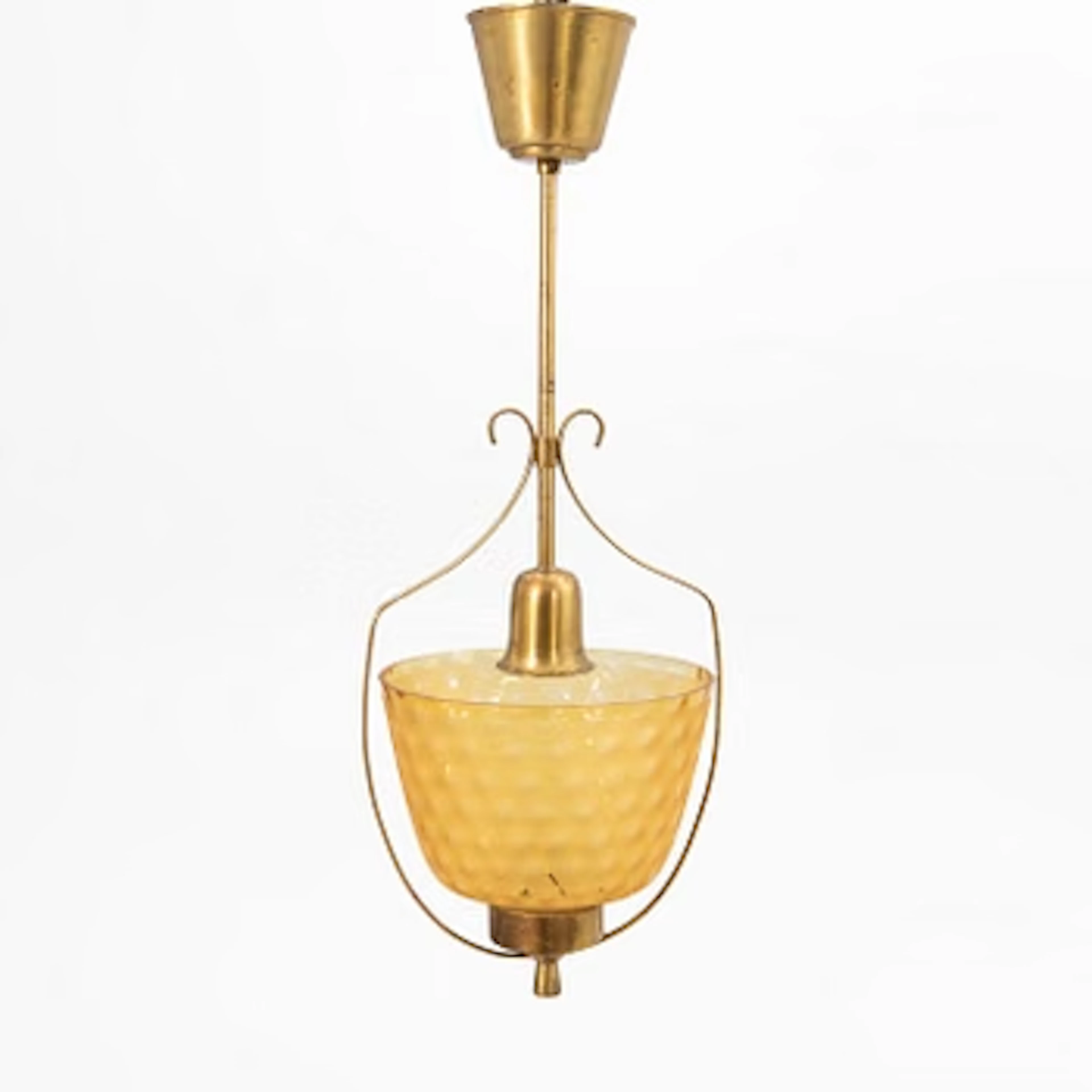 Ceiling lamp, Swedish Modern, 1940s.