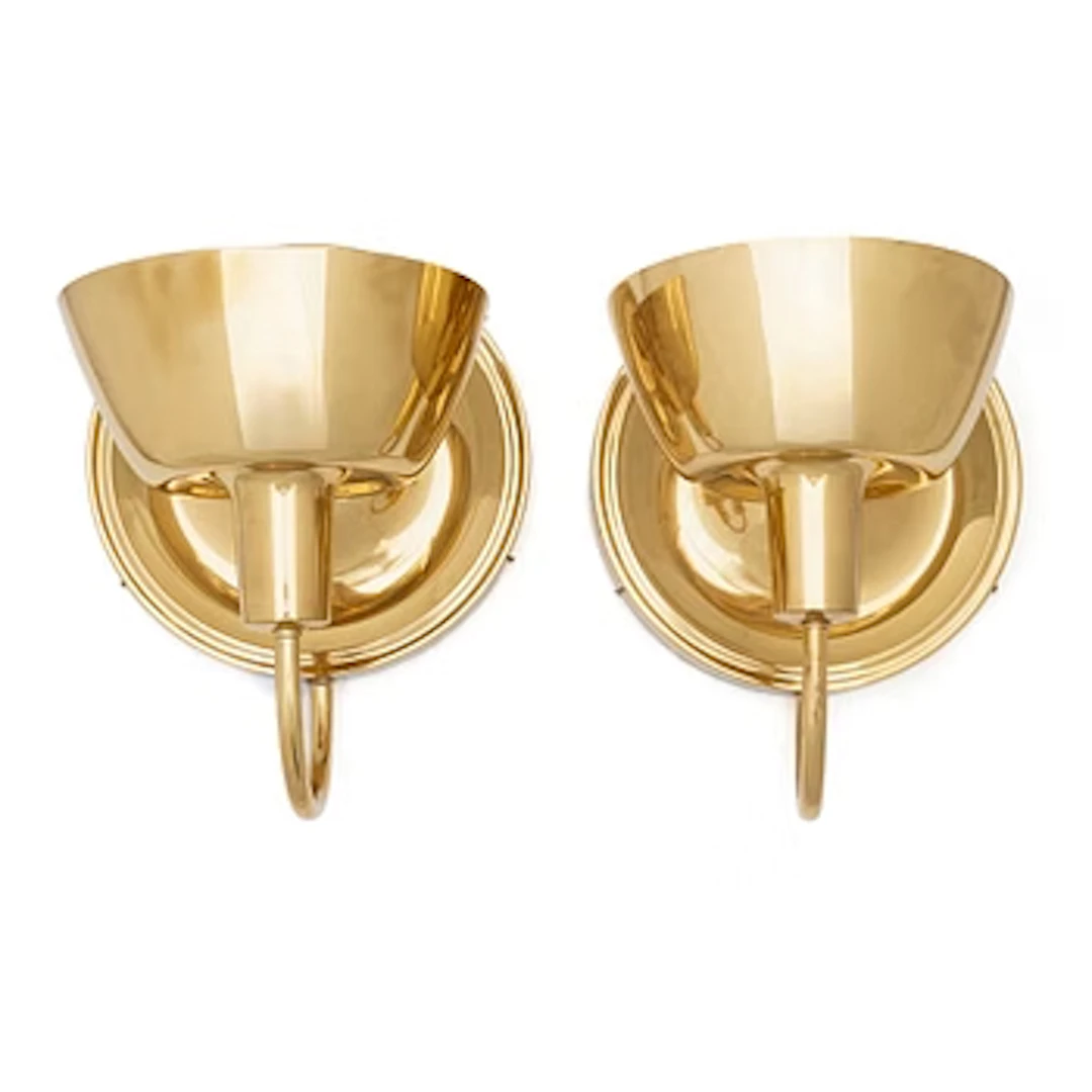 Josef Frank, Wall lights, a pair, model 2389, Firma Svenskt Tenn.