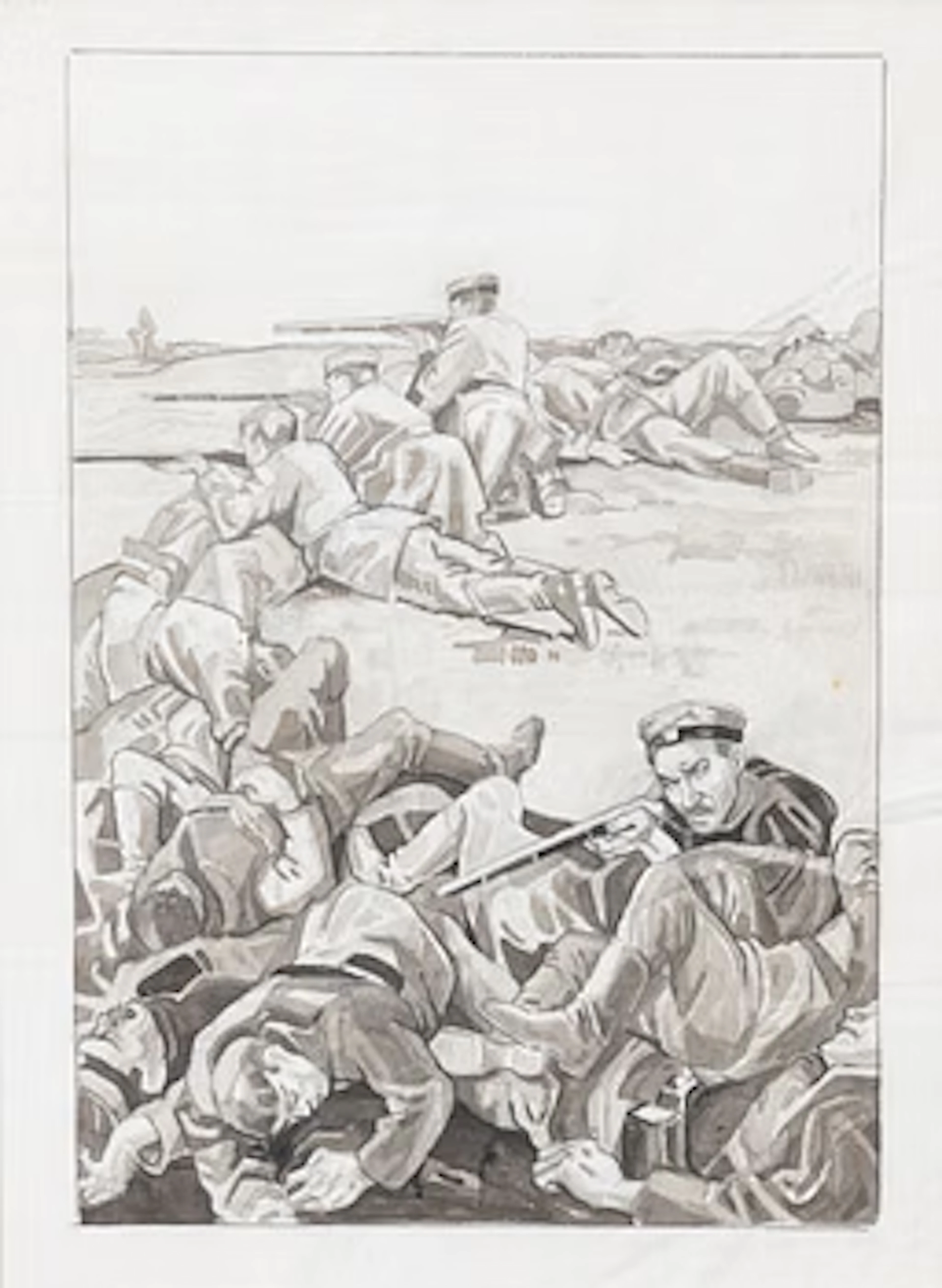 Axel Törneman, At the front.