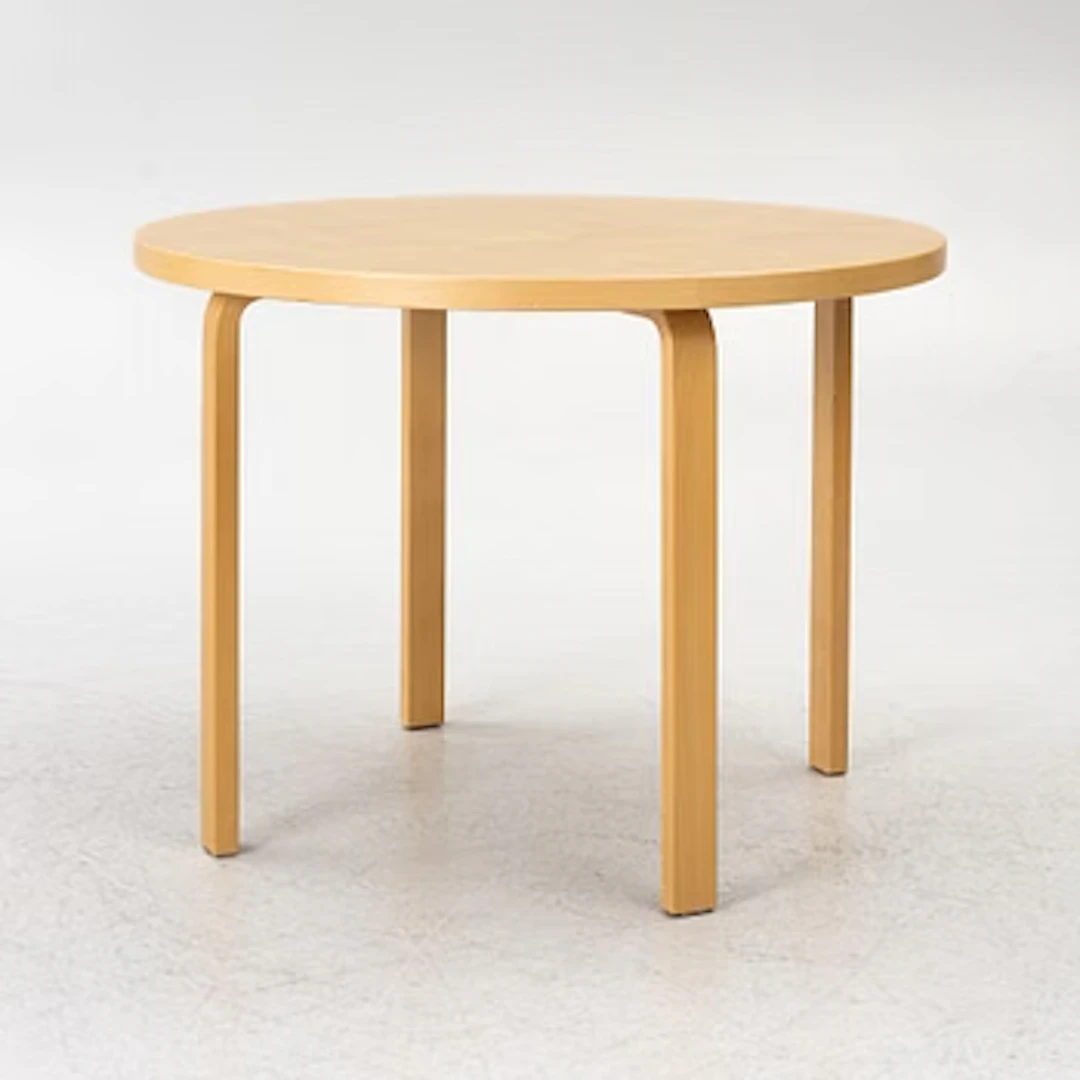 Alvar Aalto, a table model 90 A, Artek, Finland, 2018.