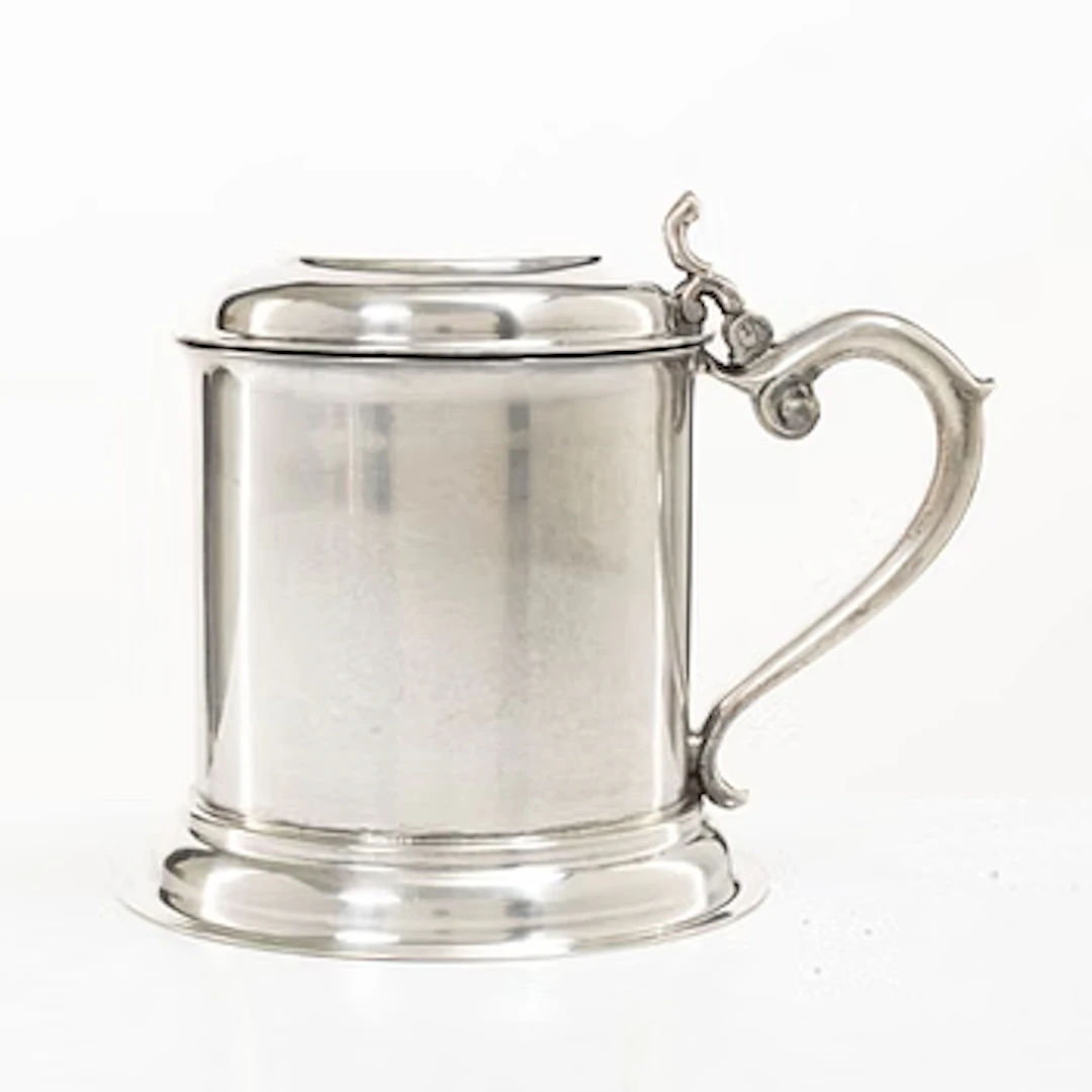 A Mexican sterling silver tankard, mark of Juventino Lopez Reyes