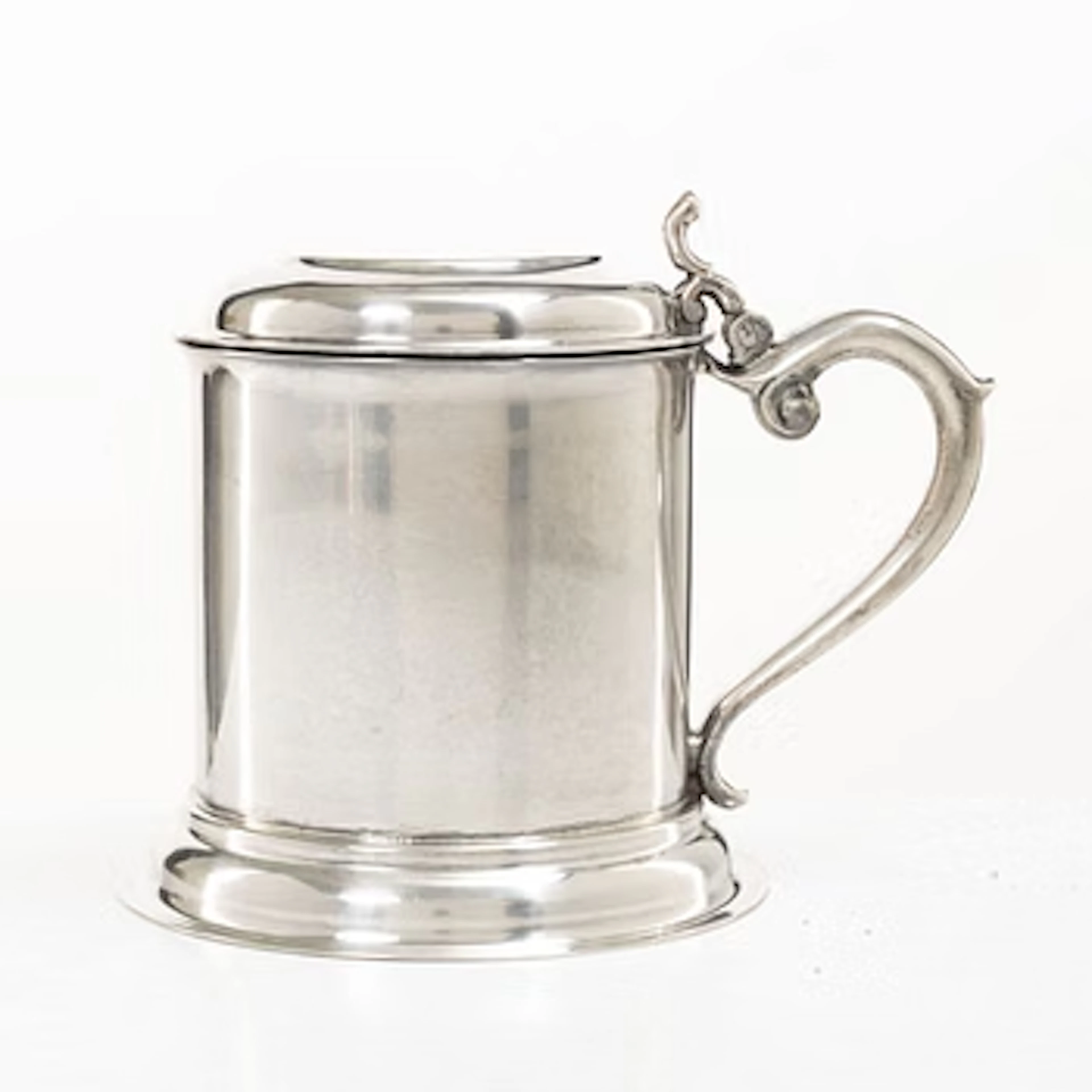 A Mexican sterling silver tankard, mark of Juventino Lopez Reyes
