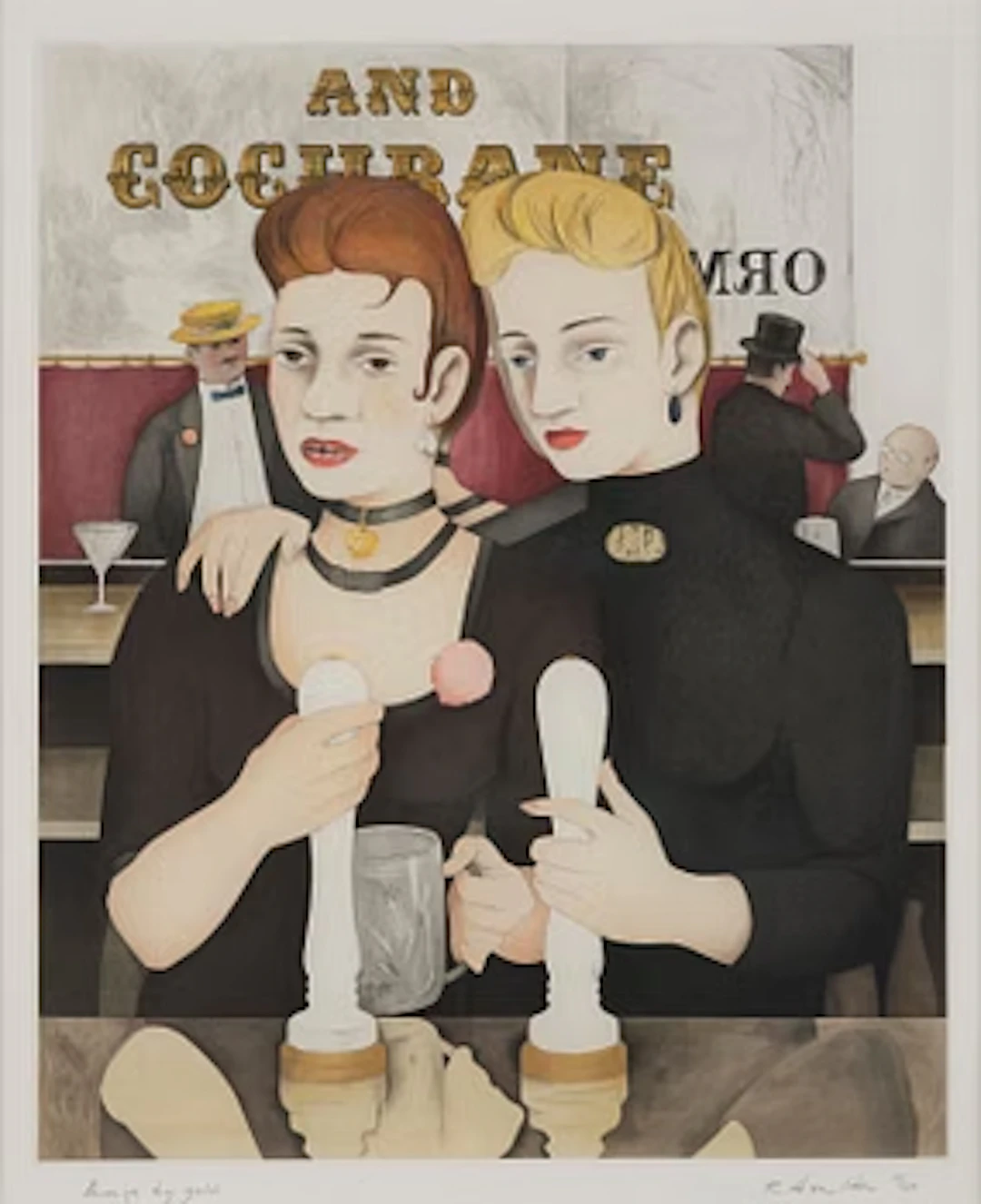 Richard Hamilton, "Bronze by Gold".