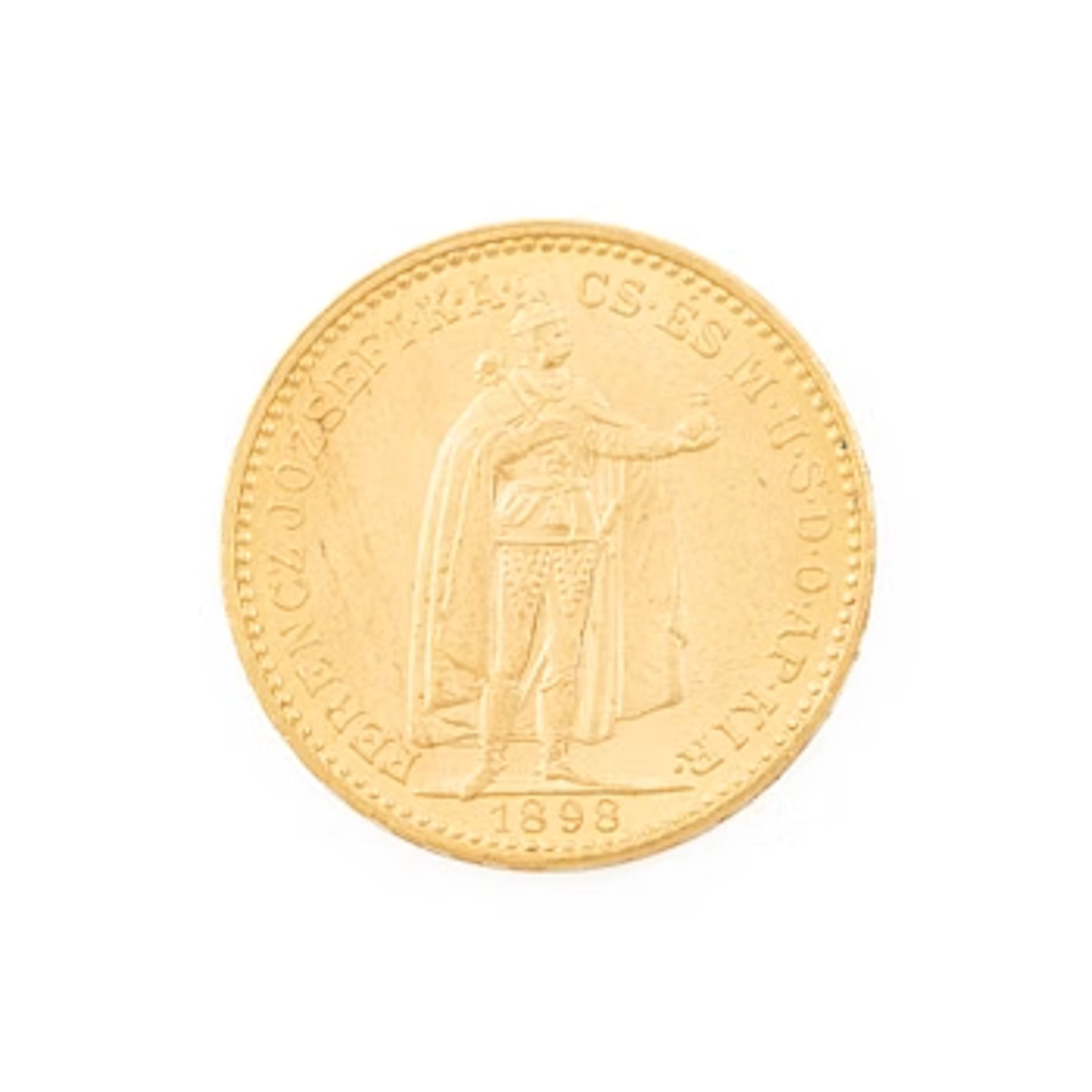 Gold coin, Hungary, 20 Korona, 1898.