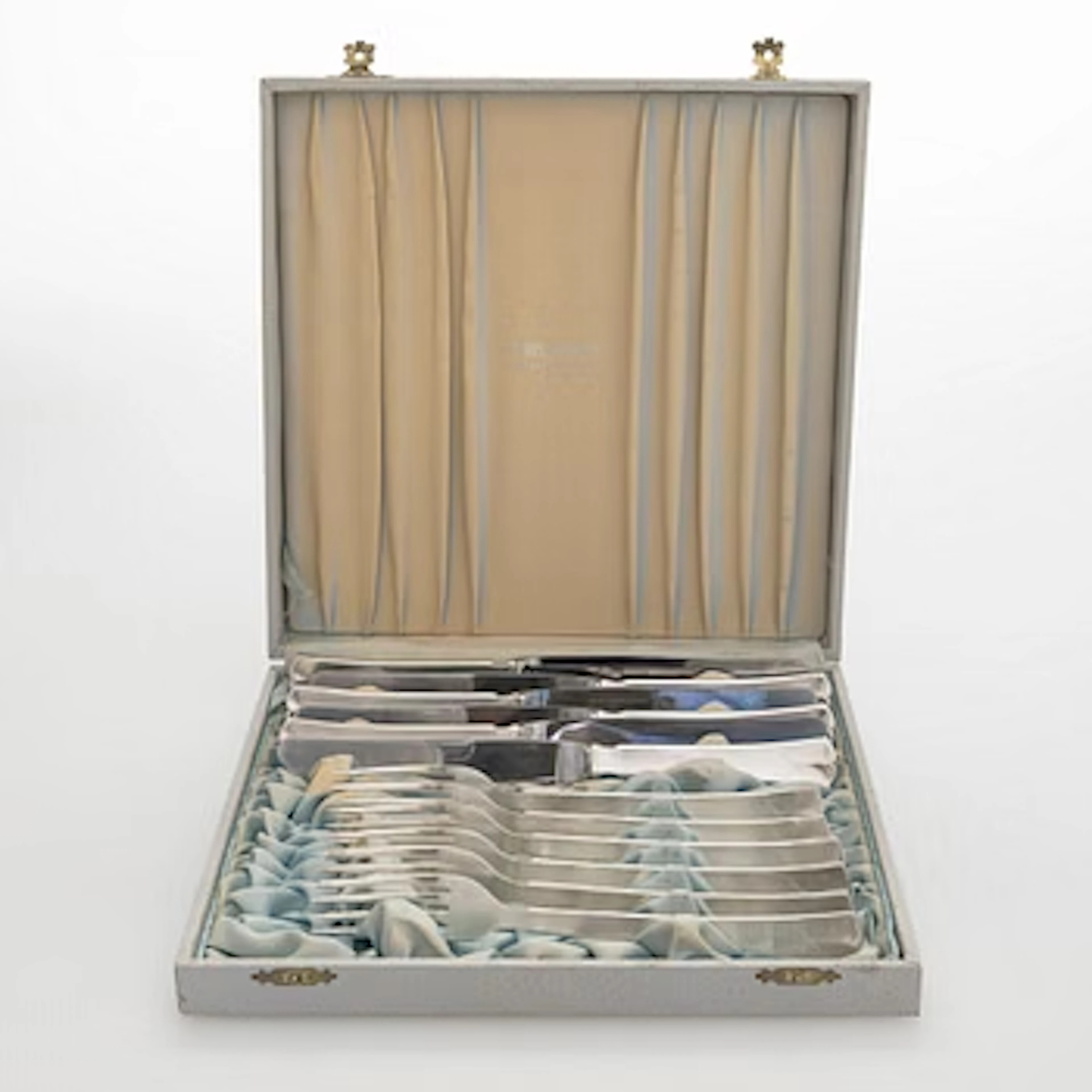 A 12-piece set of 'Jousi' (Bow) silver cutlery, Kultakeskus, Hämeenlinna