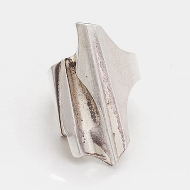 Björn Weckström, ring, “Shuttle”, silver, Lapponia, 1986.