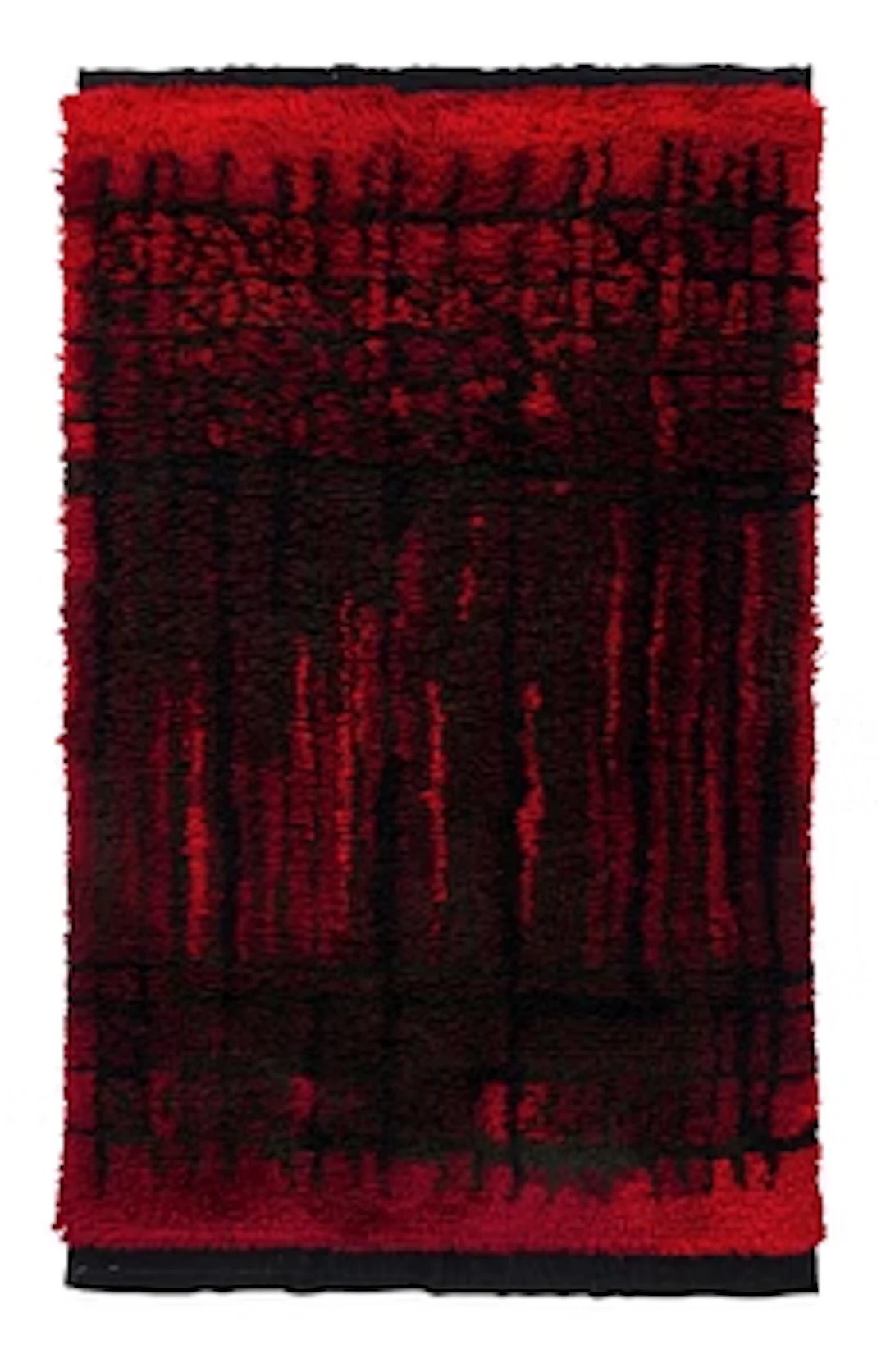 Kirsti Ilvessalo, A Finnish long pile Ryijy Rug, model Friends of
