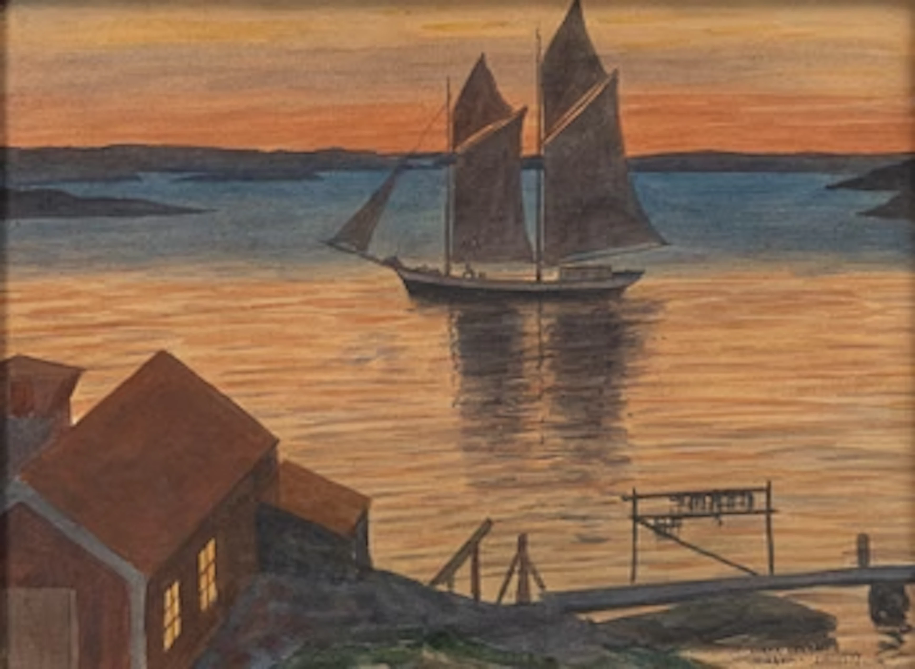 Oskar Bergman, Translation: "Summer Night Sandhamn".