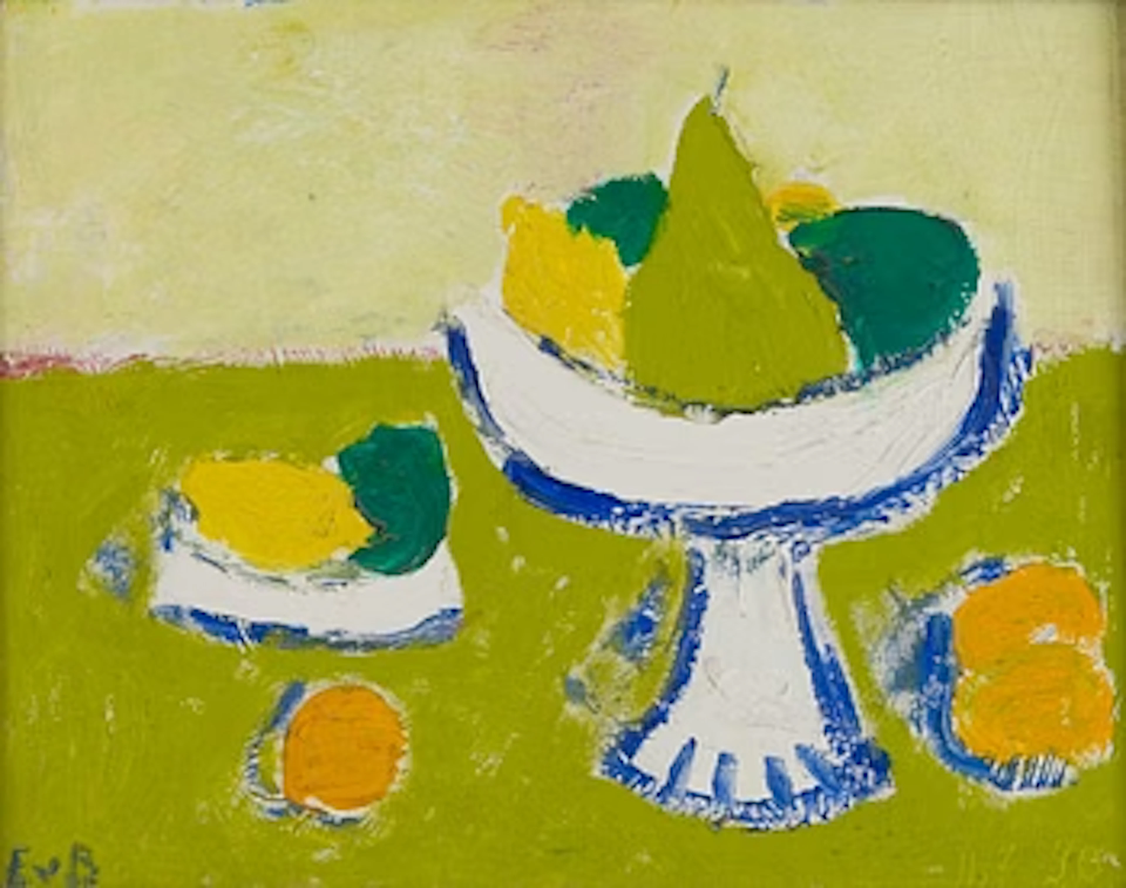 Eero von Boehm, Still Life with Fruits.