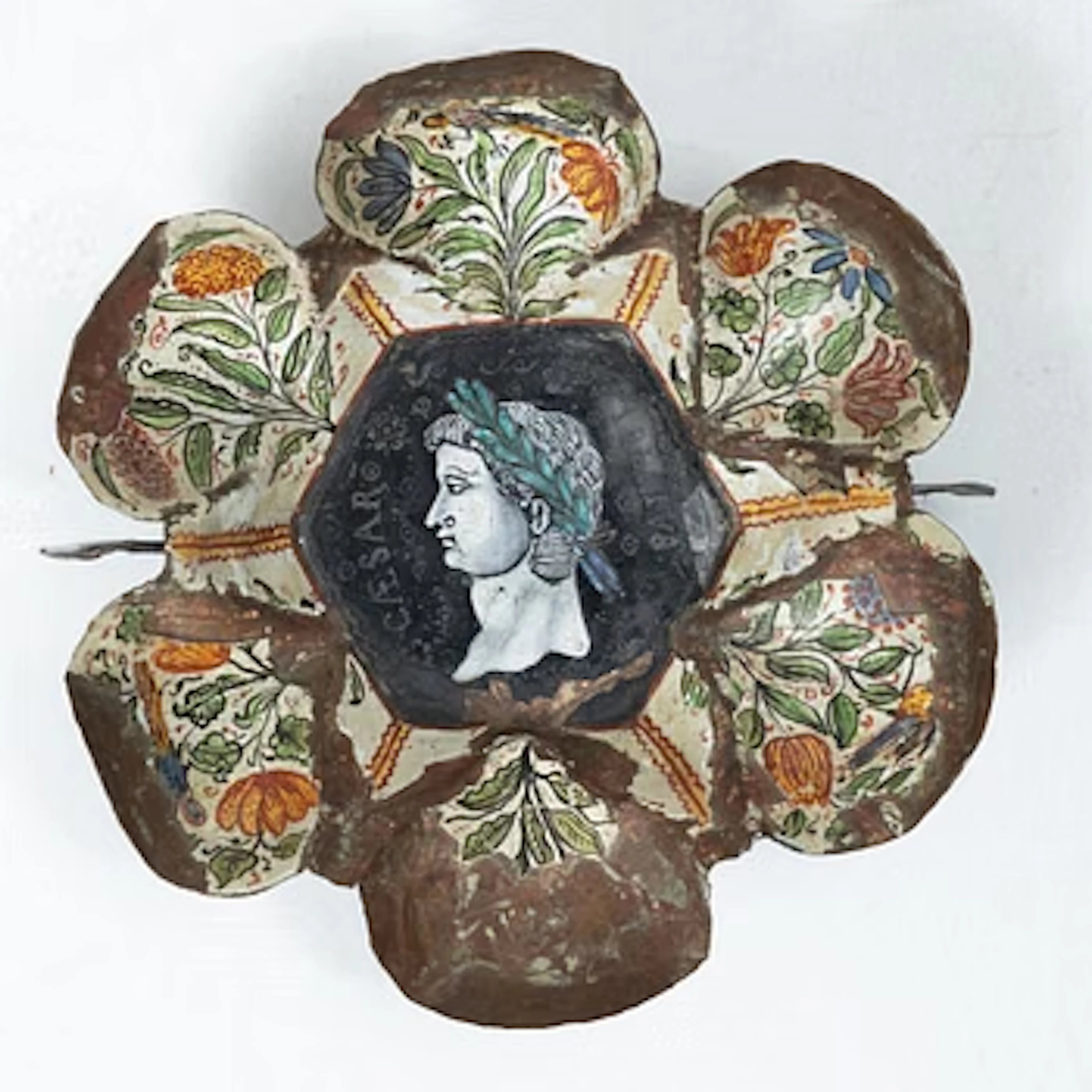 A Limoges enamel cup in the manner of Jacques Laudin, later part 17th century.
