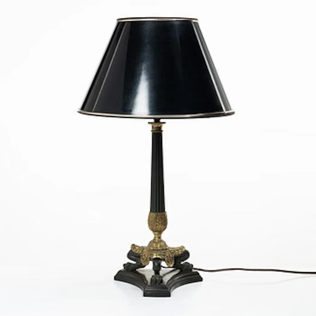 Table lamp, Empire style, 20th century.