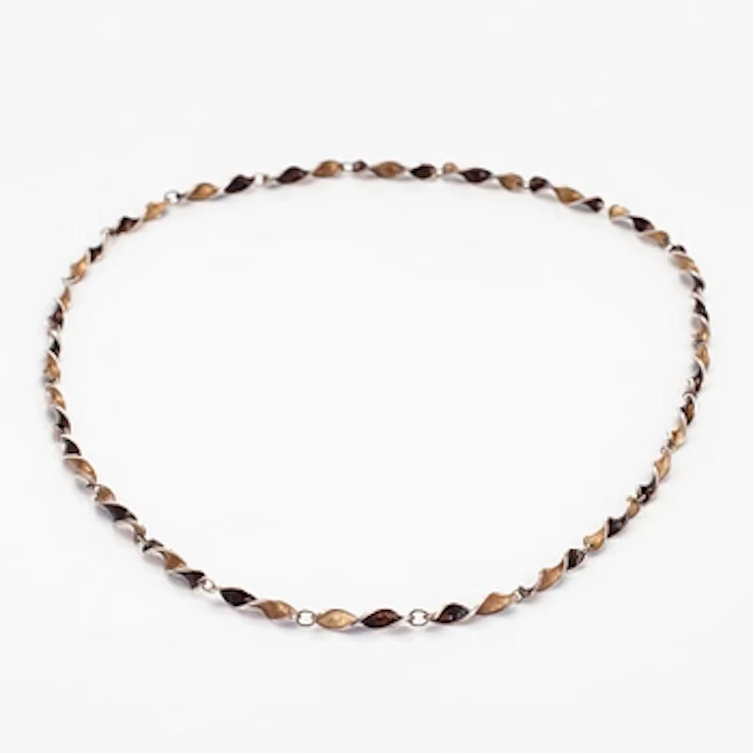 Necklace, enamel, silver, Tillander, Helsinki.