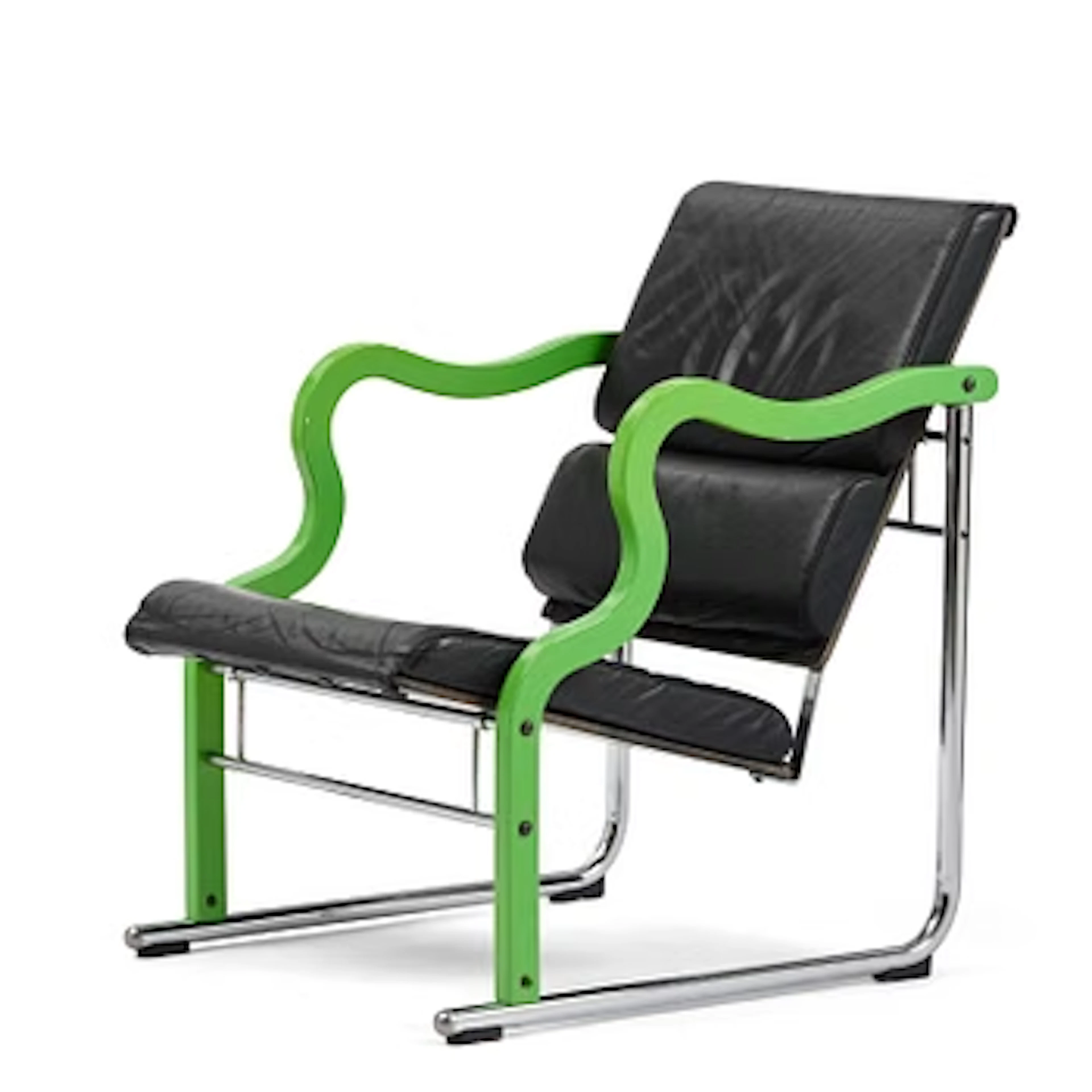 Yrjö Kukkapuro, an “Experiment” armchair, Avarte, Finland, 1980s.