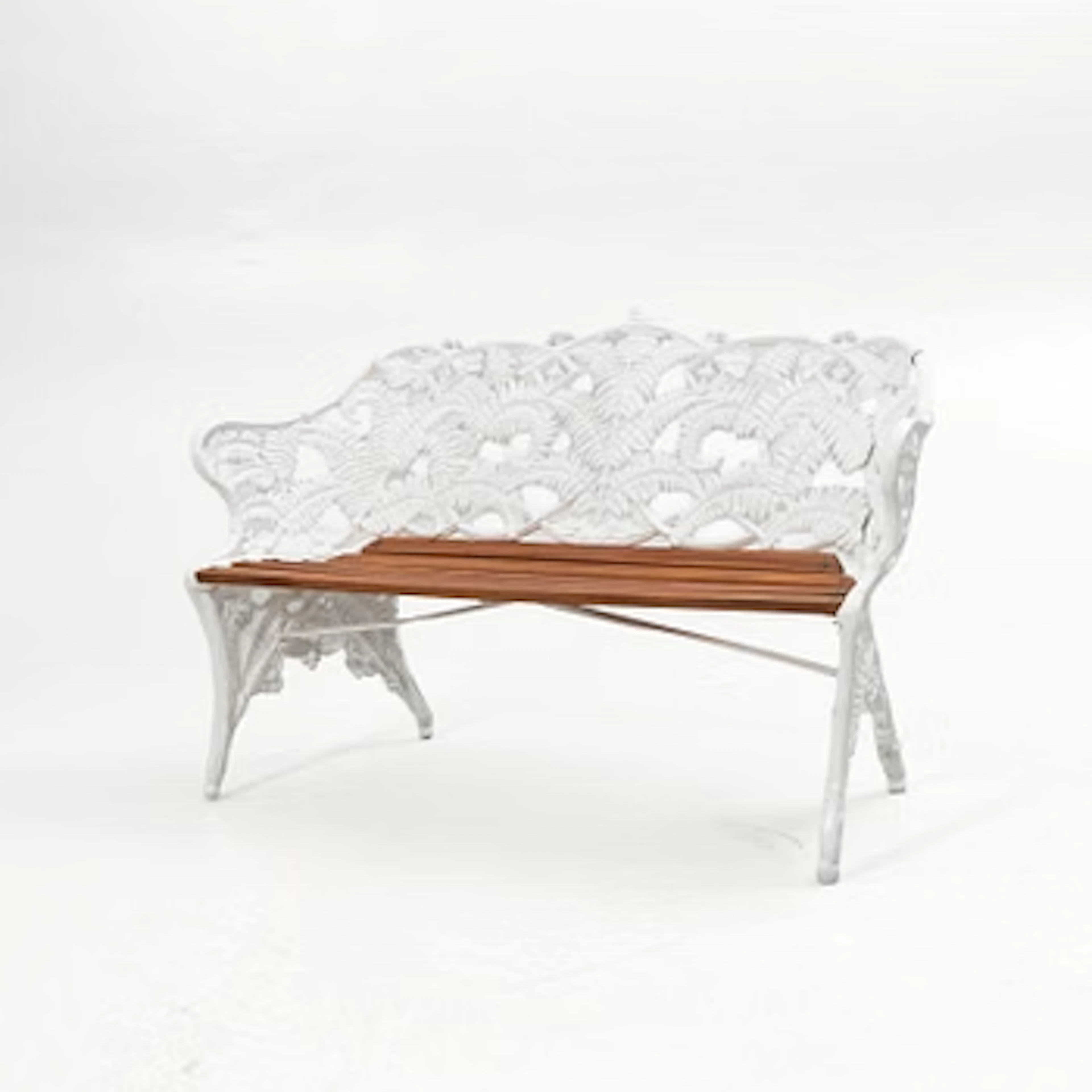 Garden bench, Melins Metallgjuteri, Anderstorp, second half of the