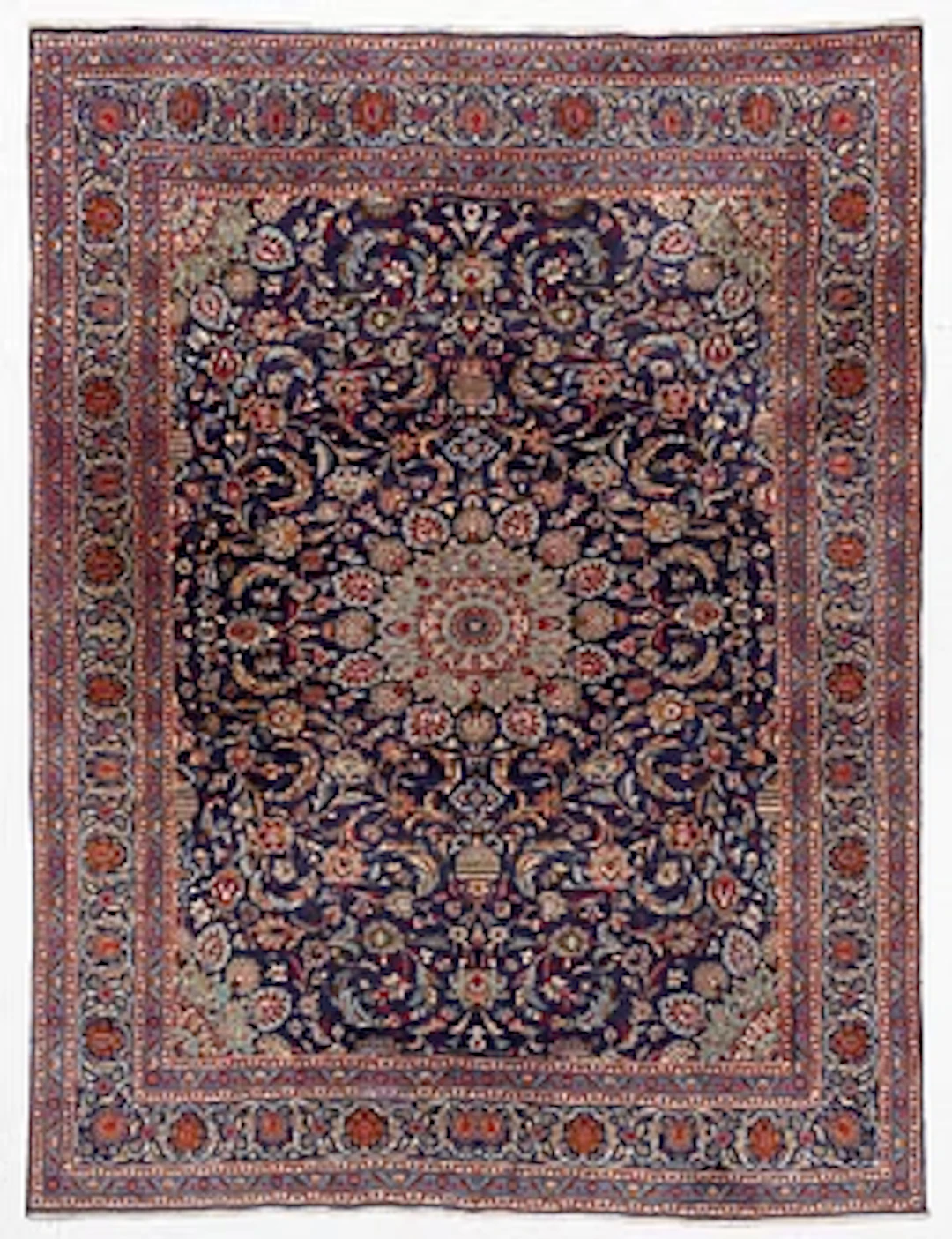 An oriental carpet, c. 390 x 295 cm.