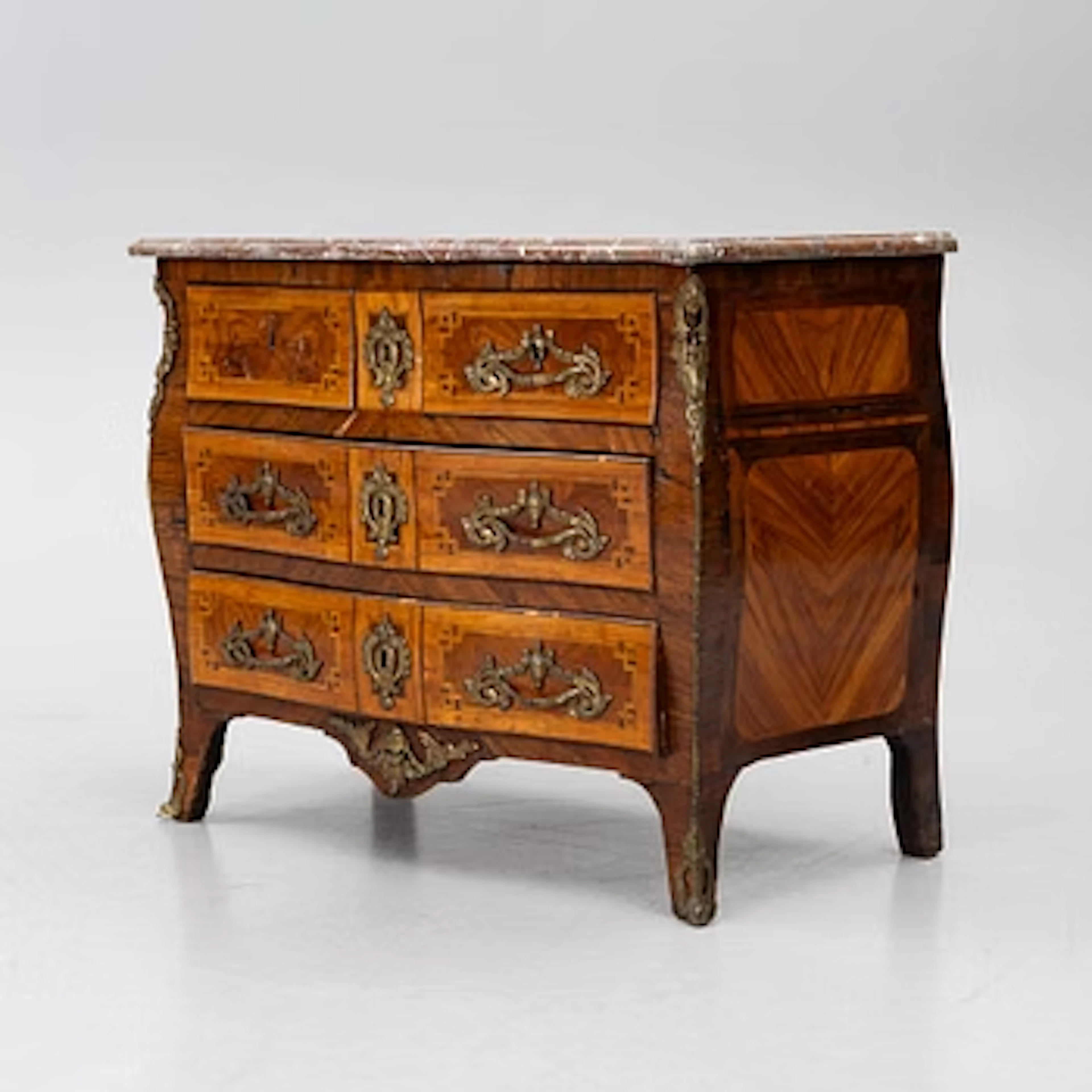 A chest of drawers, Louis XV, France, 18th Century.