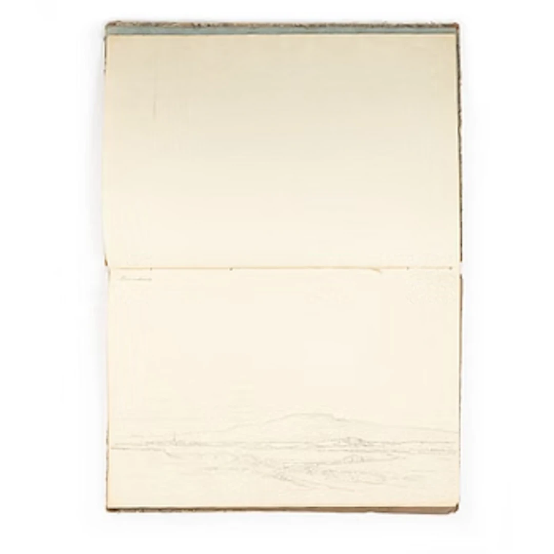 Carl Johan Fahlcrantz, Sketchbook with 28 topographical pencil drawings.