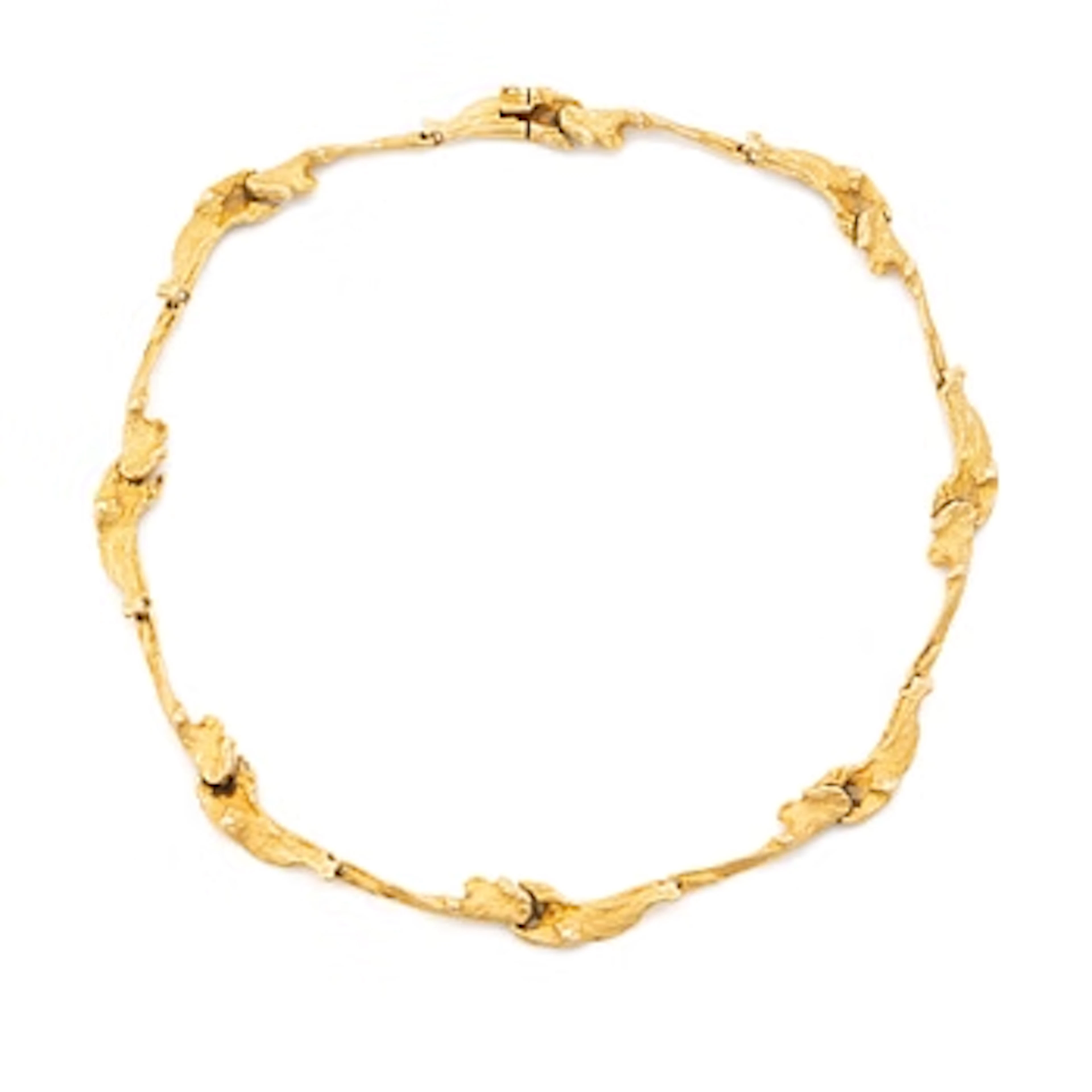Björn Weckström, necklace, 18K gold, “Mariehand”, Lapponia.