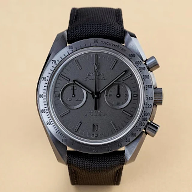 Omega, Speedmaster, Dark Side of the Moon, "Black Black", ca 2021.