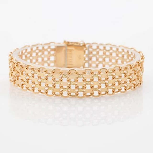 Bracelet in 18K gold.