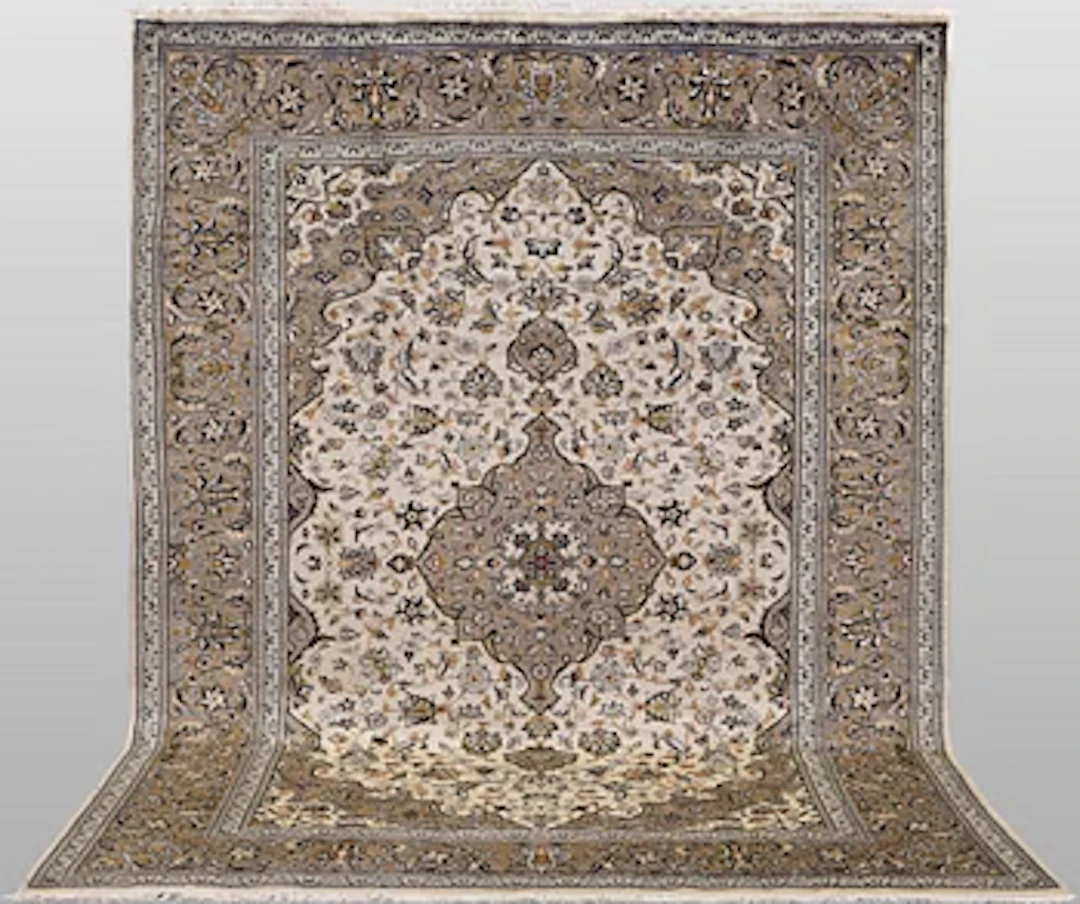 A Keshan carpet, 295 x 199 cm.