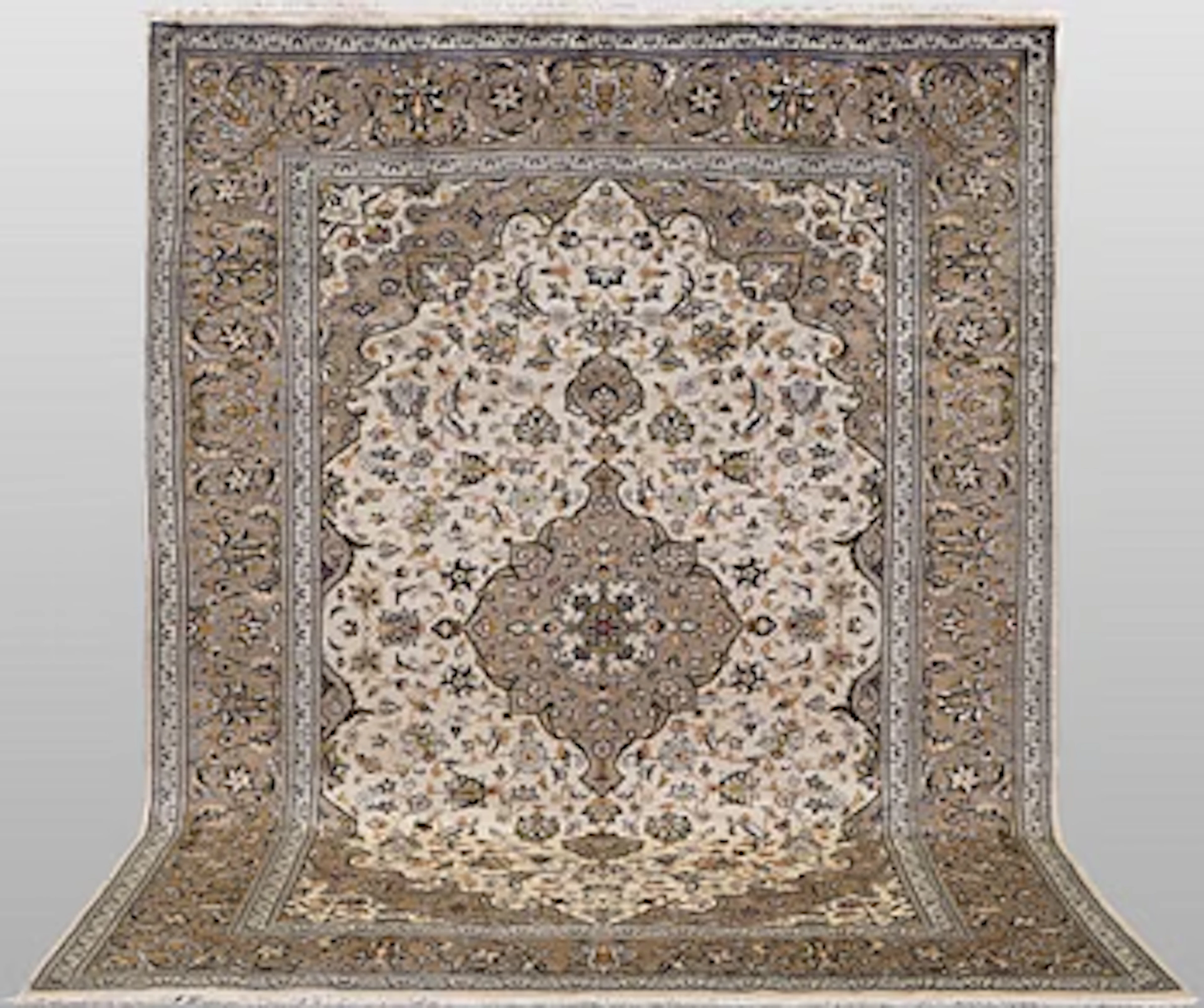 A Keshan carpet, 295 x 199 cm.