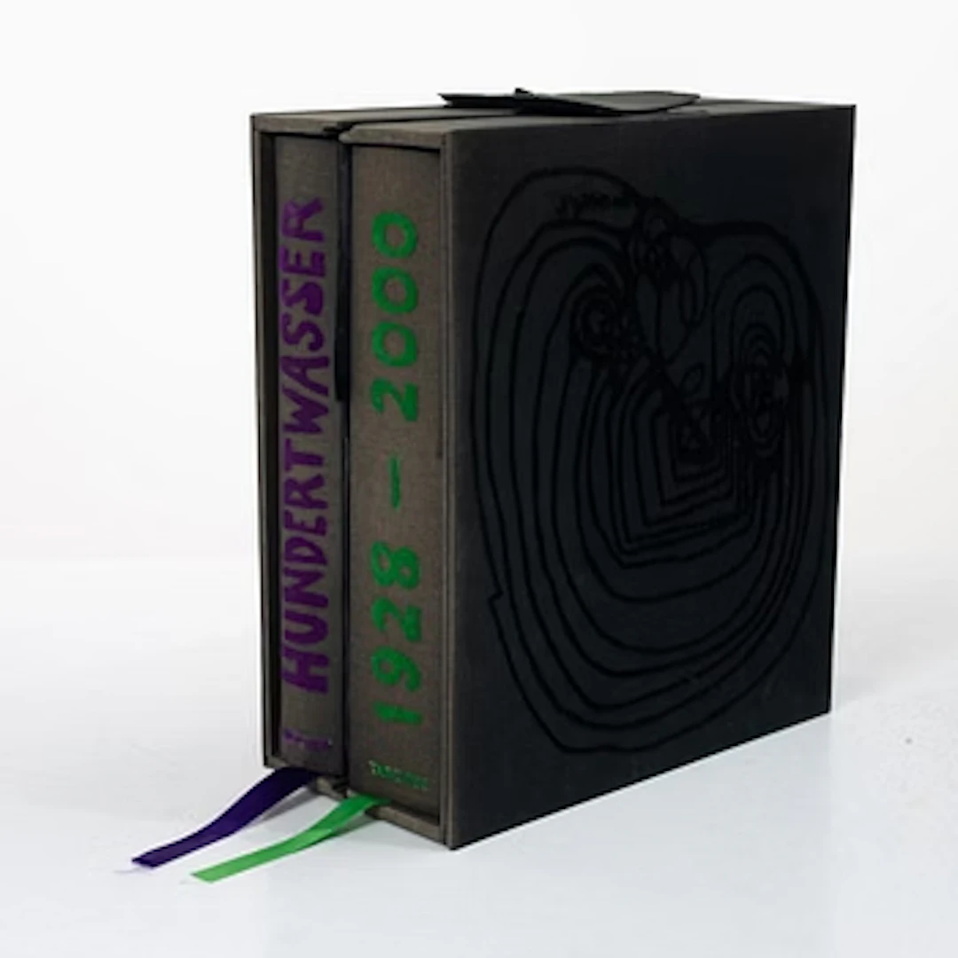 Friedensreich Hundertwasser, Books, 2 vols, 9790/10000, with accompanying