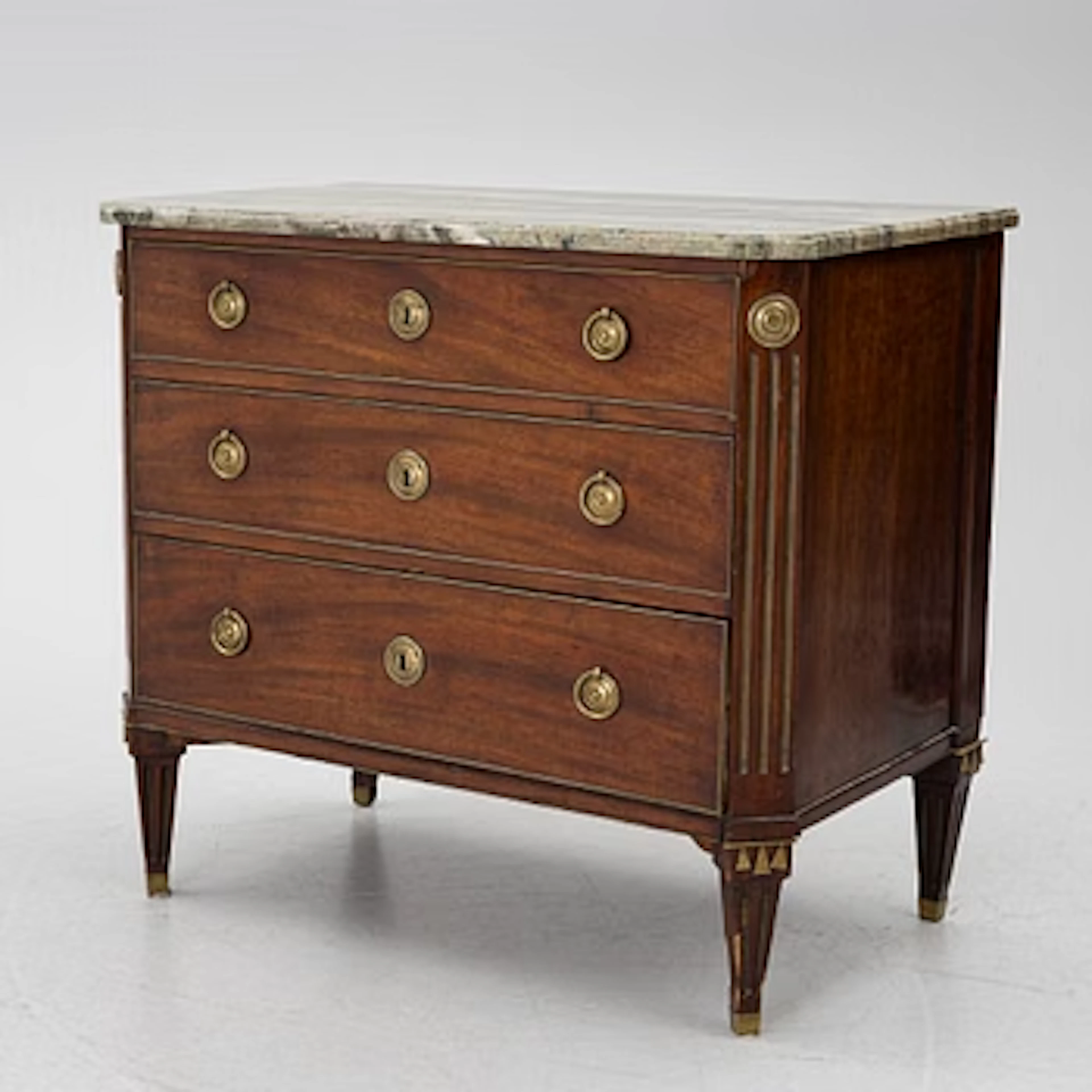 Anders Scherling, a late Gustavian chest of drawers, (master in Stockholm