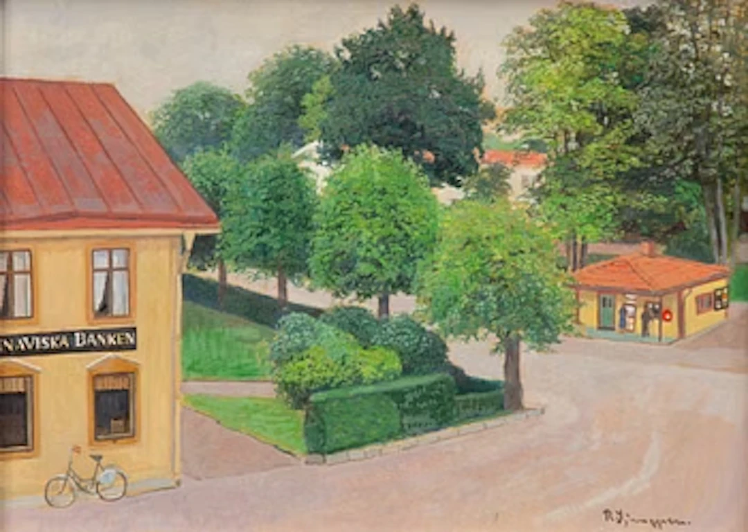 Reinhold Ljunggren, View from Trosa.