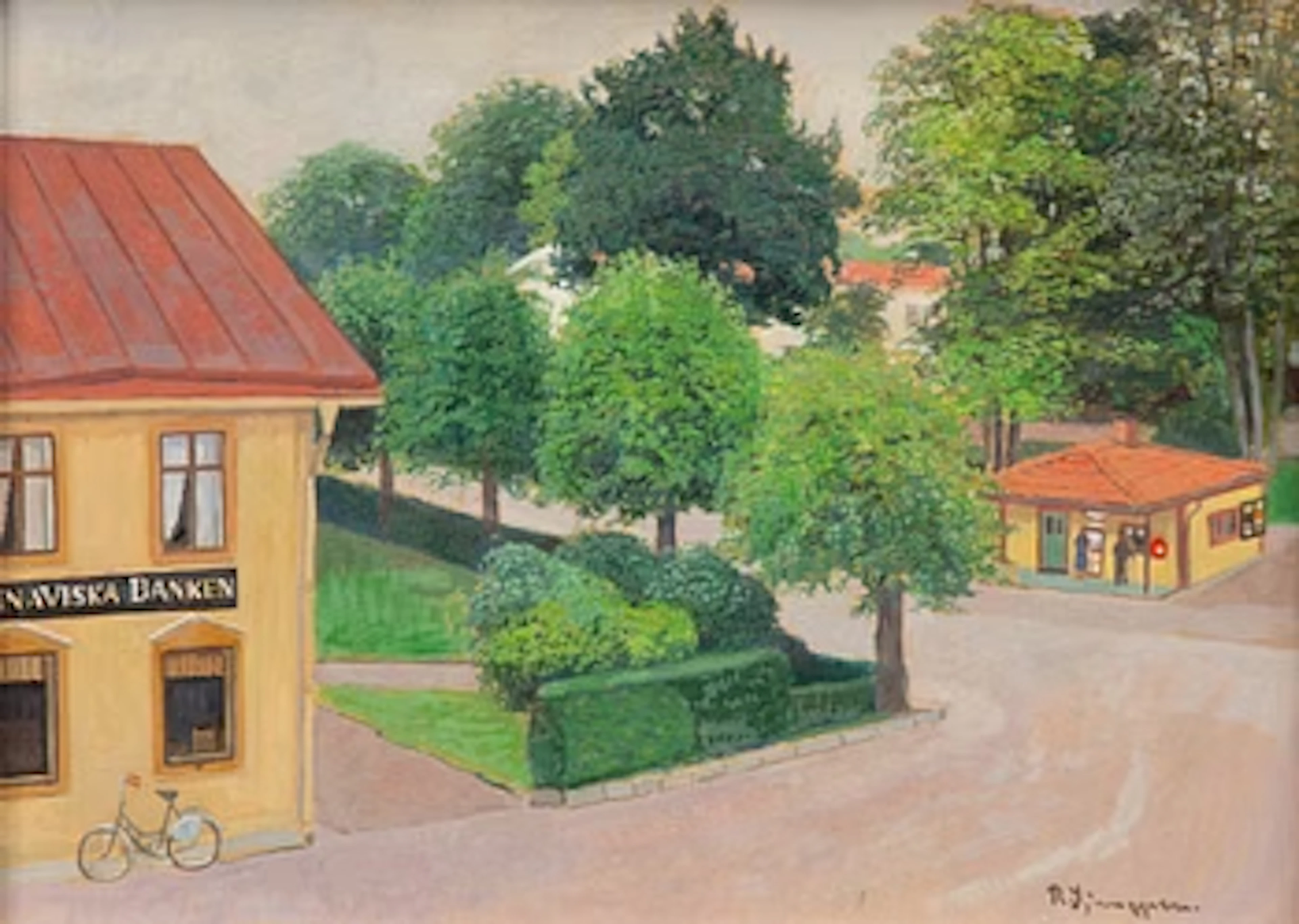 Reinhold Ljunggren, View from Trosa.