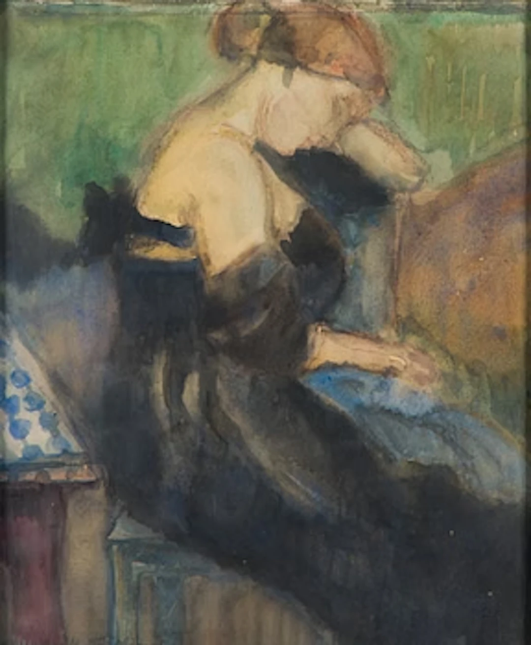 Matti Warén, Seated Woman.