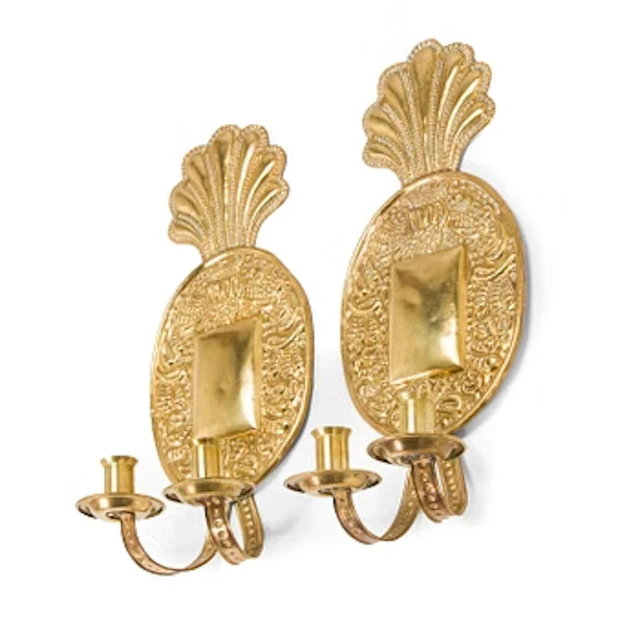 Paavo Tynell, a pair of 1930's wall sconces 'MD 9' for Taito Finland.