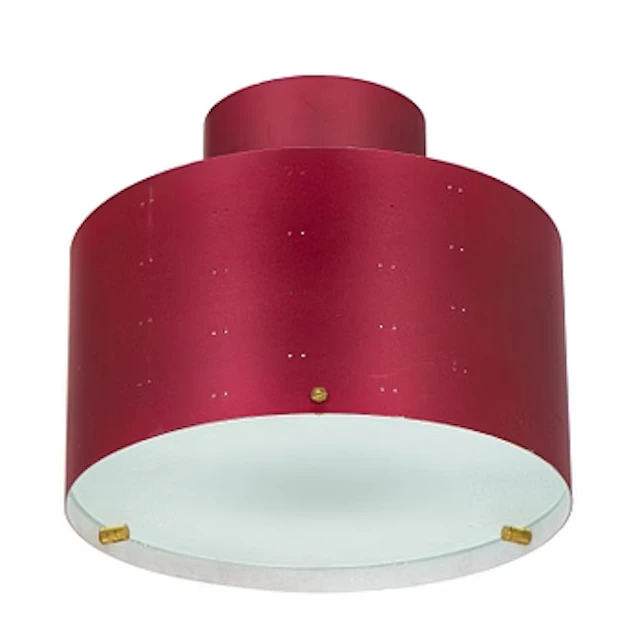 Paavo Tynell, a 1950s 9069/24 'Starry sky' ceiling light for Idman, Finland.