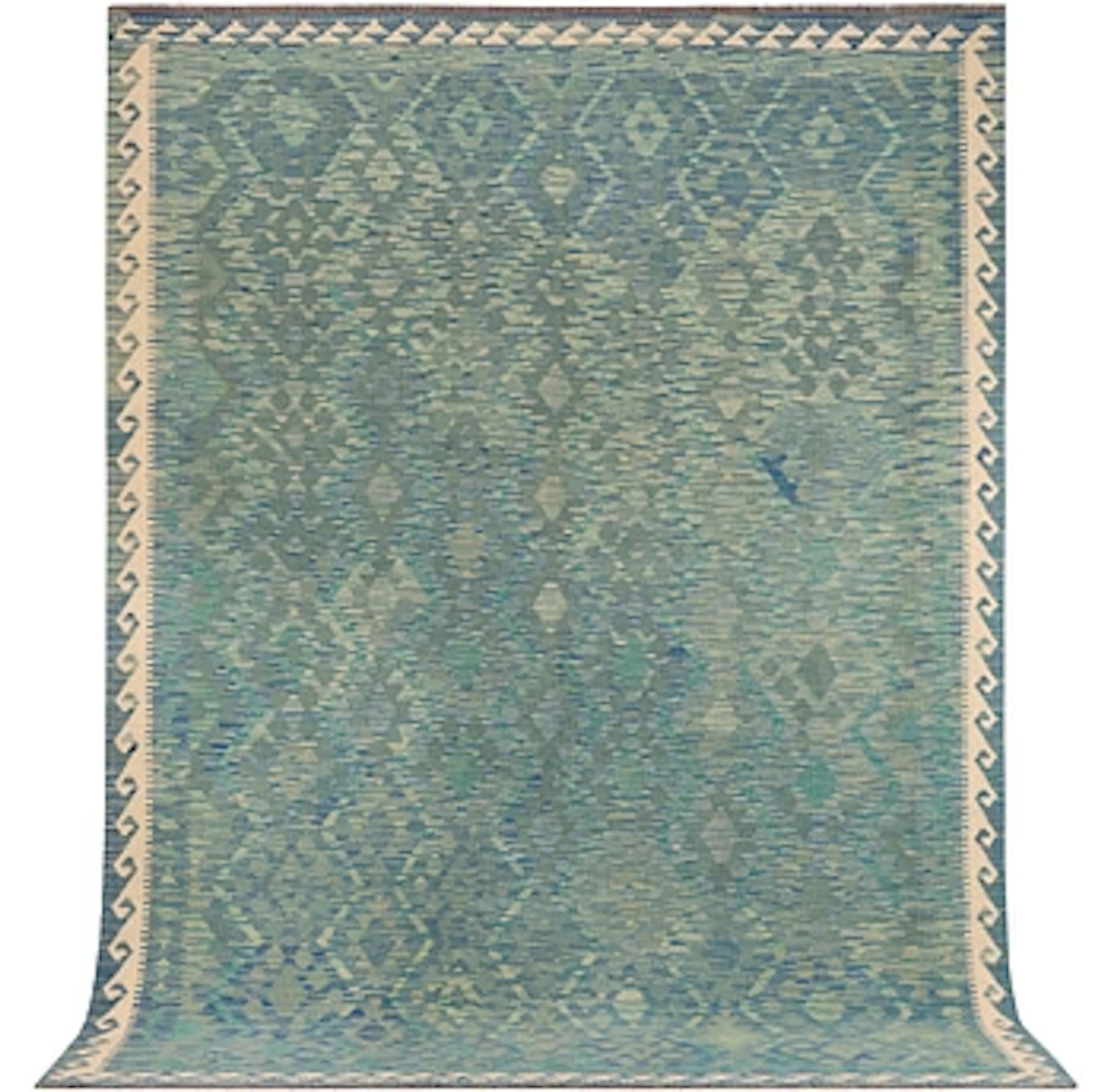 An Afghan kelim carpet, c. 293 x 214 cm.