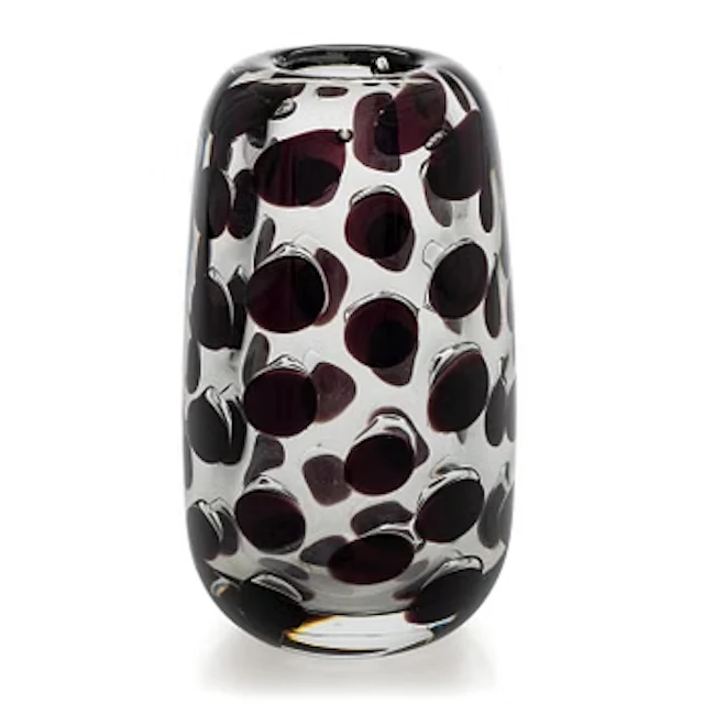 Saara Hopea, vase, “Panther”, signed S. Hopea Nuutajärvi Notsjö -58.