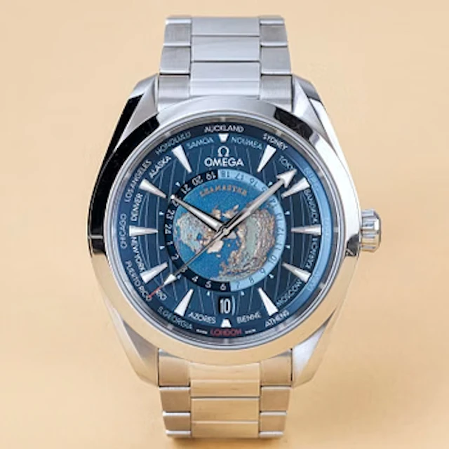 Omega, Seamaster Aqua Terra 150M Co-Axial Master Chronometer GMT Worldtimer