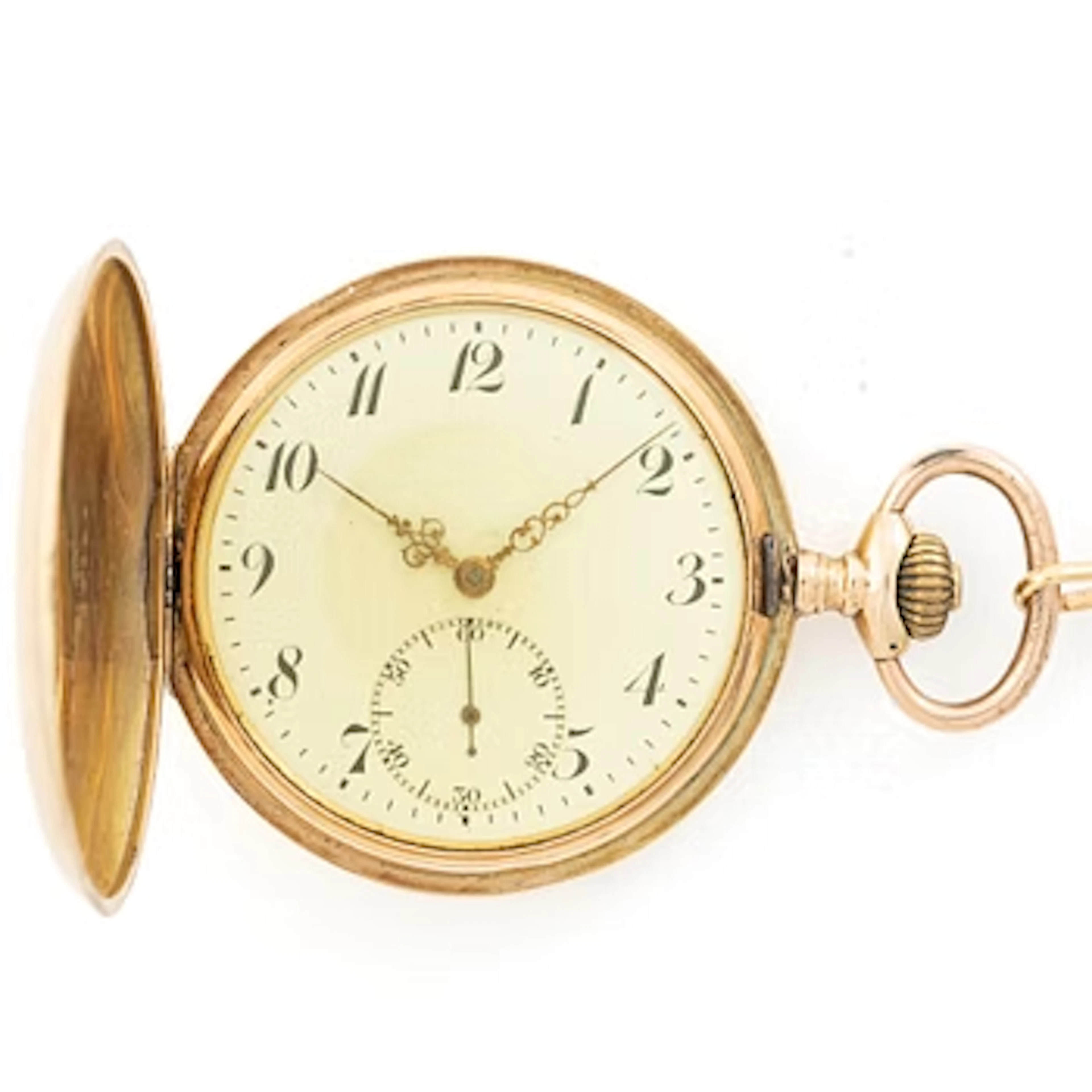 Pocket watch, hunter, 50.5 mm.