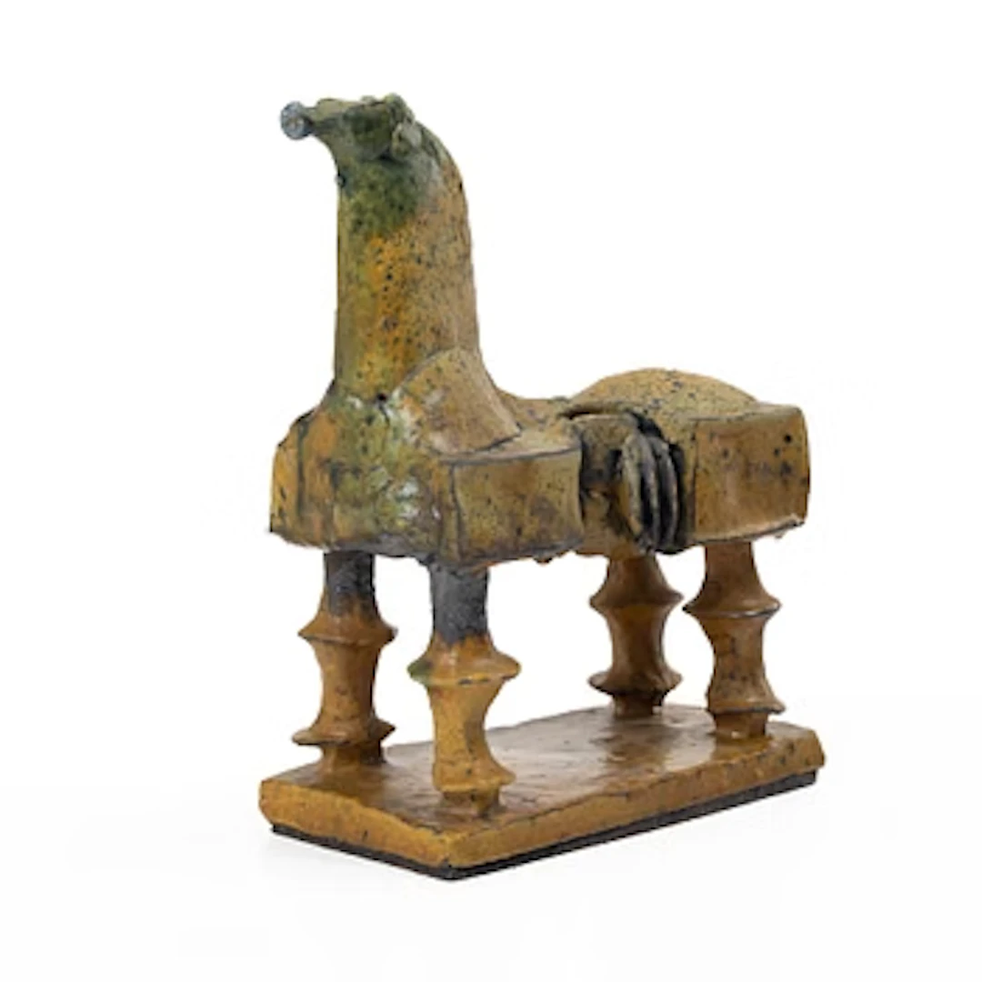 Bertil Vallien, A stoneware sculpture.