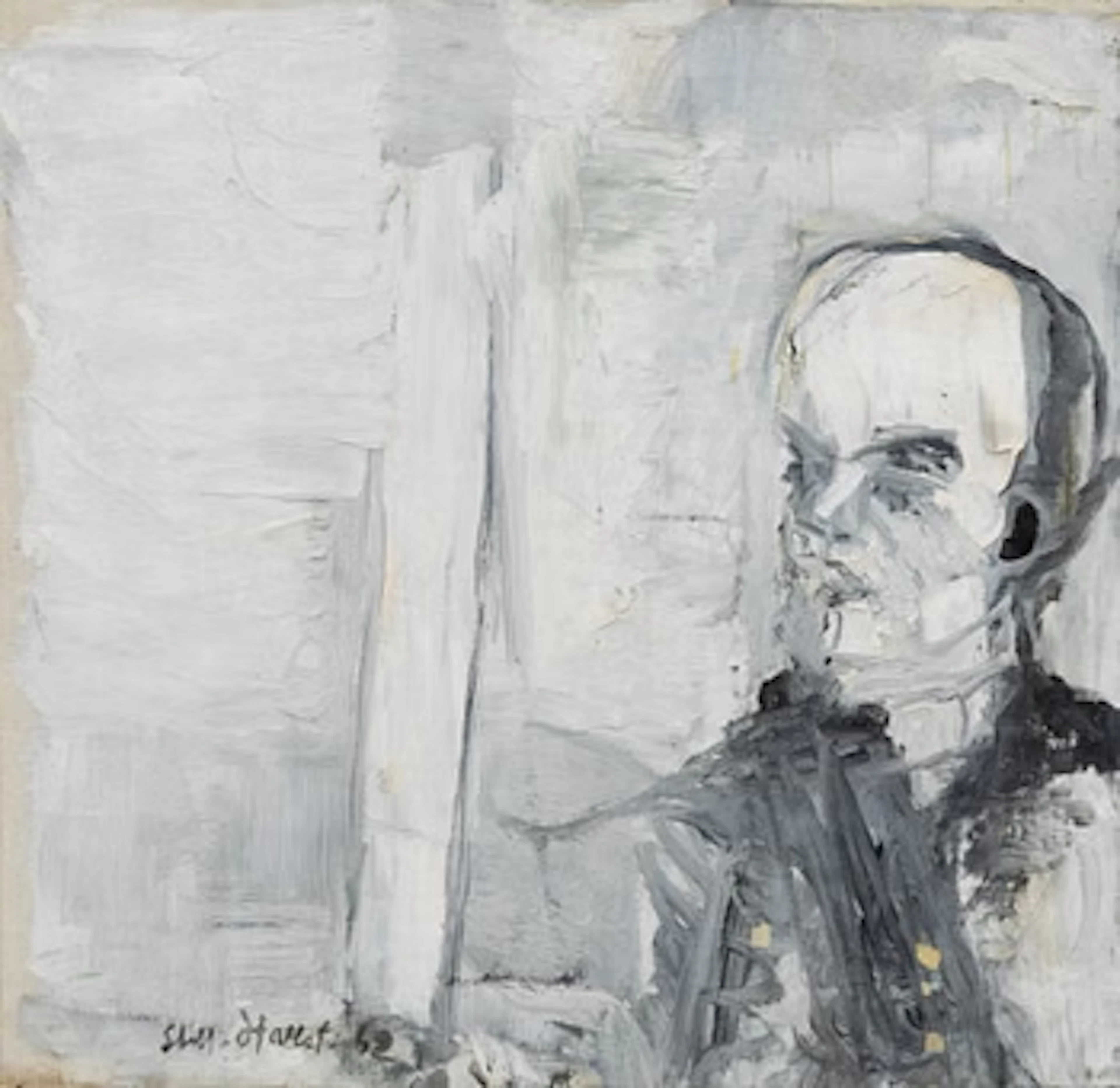 Staffan Hallström, Self-portrait.