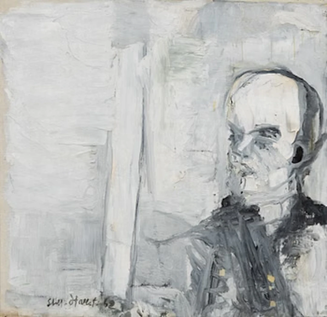 Staffan Hallström, Self-portrait.